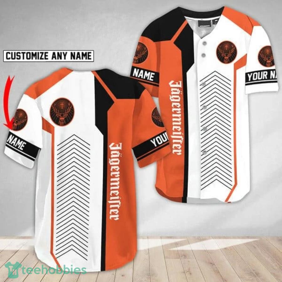 Personalized Basic Jagermeister Baseball Jersey Shirt Product Photo 1