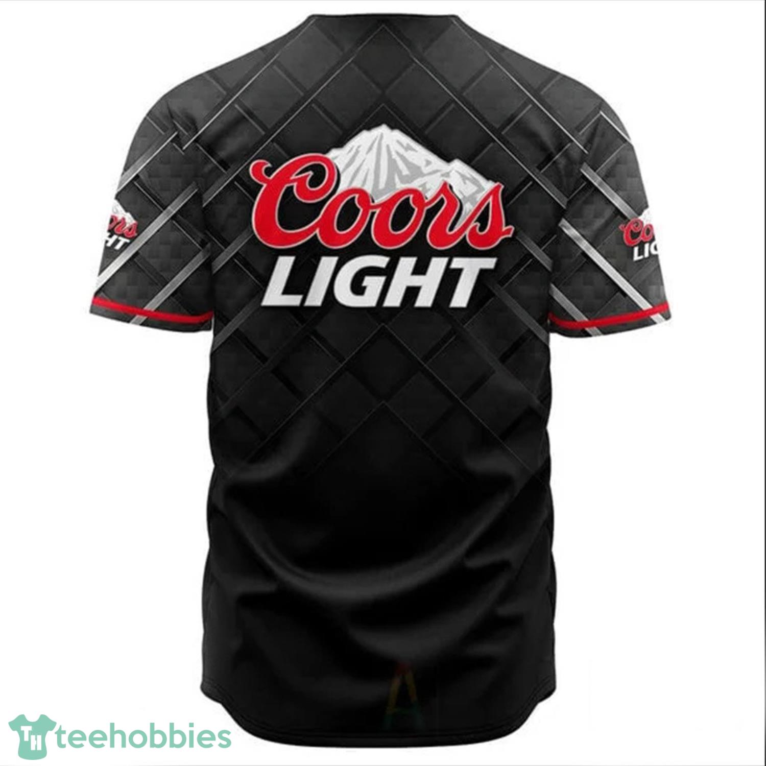 Personalized Black Coors Light Baseball Jersey Shirt Product Photo 1