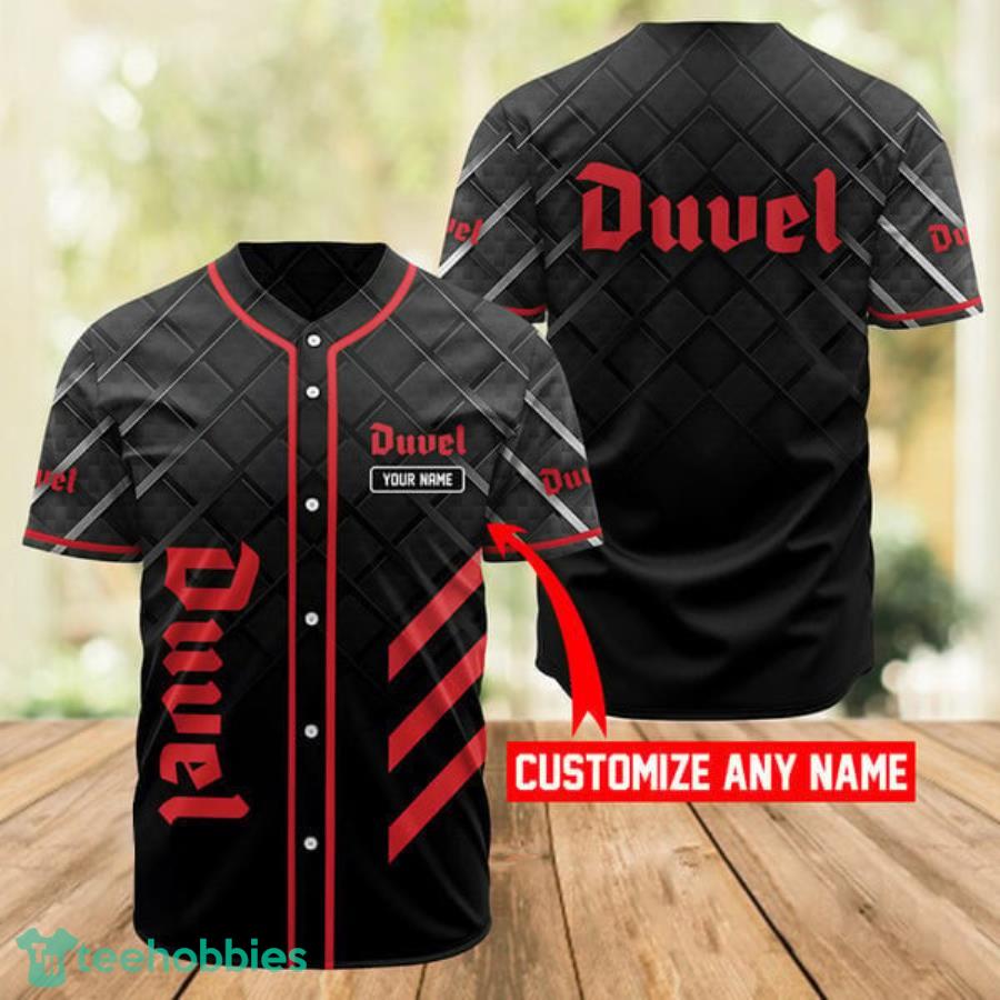 Personalized Black Duvel Beer Baseball Jersey Product Photo 1