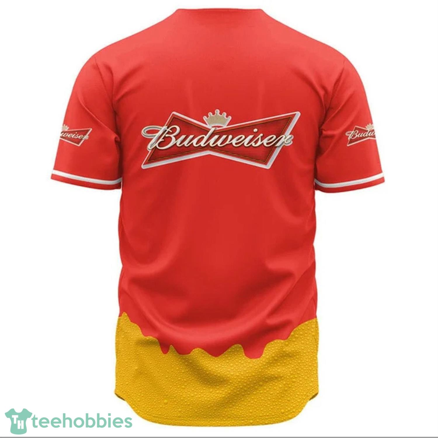 Personalized Budweiser Baseball Jersey TShirt Product Photo 1