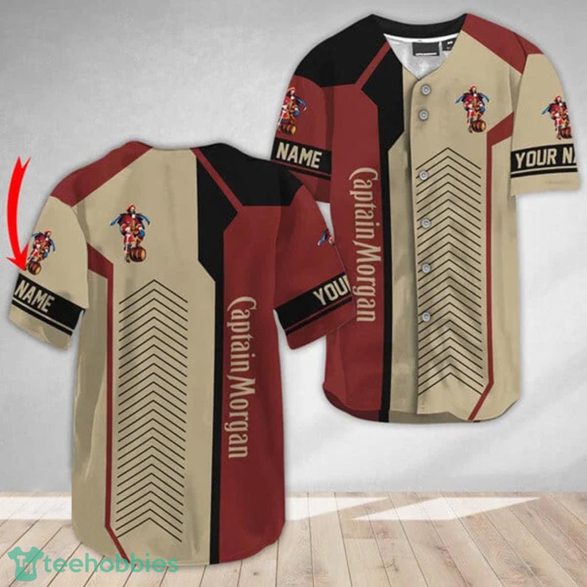 Personalized Captain Morgan Rum Baseball Jersey Shirt Product Photo 1