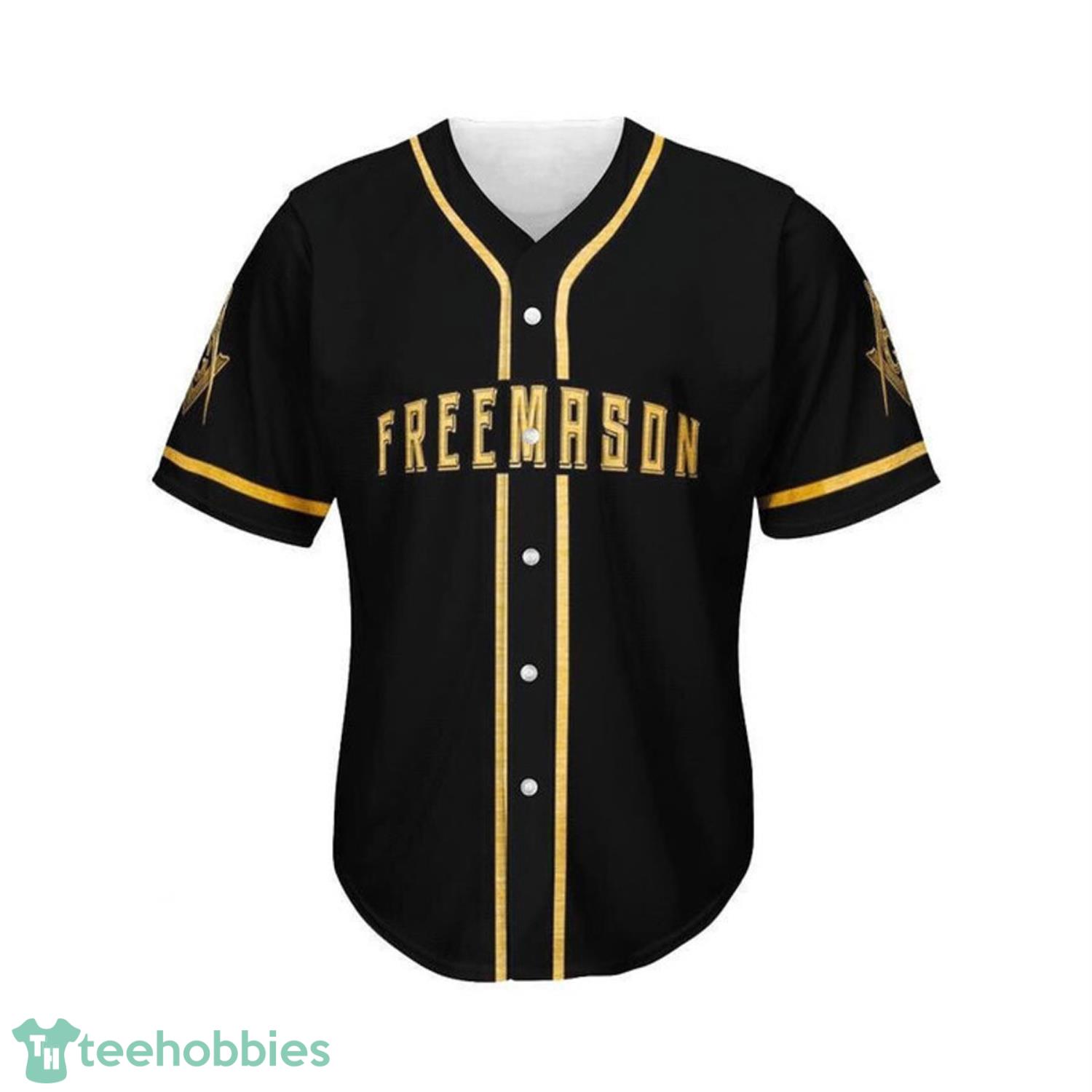 Personalized Free Mason Baseball Jersey Shirt Product Photo 2