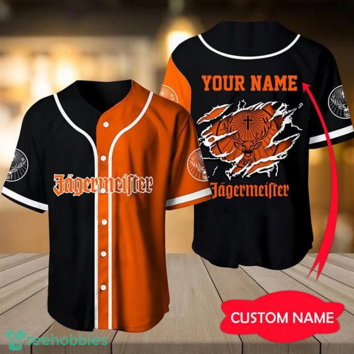 Personalized Jagermeister Baseball Jersey Shirt Product Photo 1