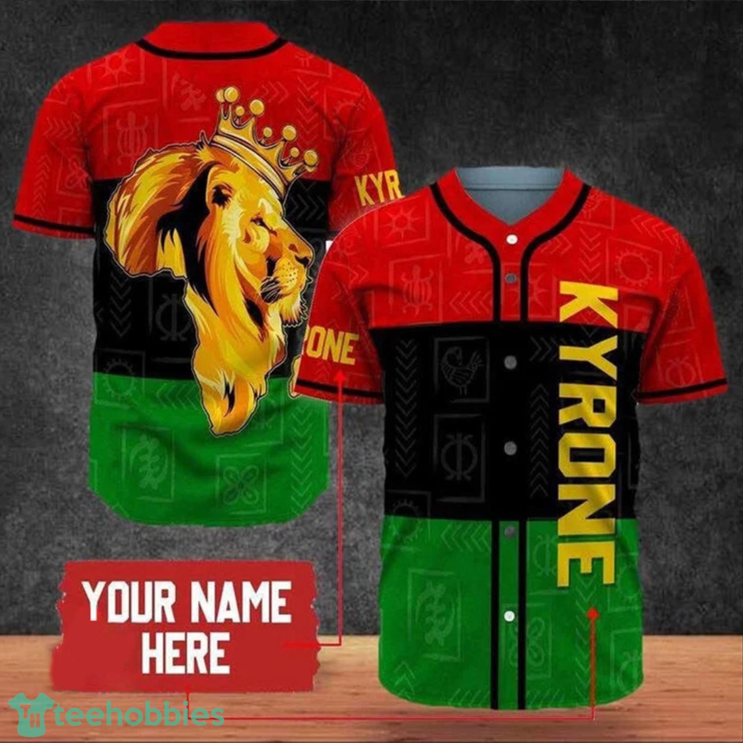 Personalized Pan Africa Jersey Shirt Product Photo 2