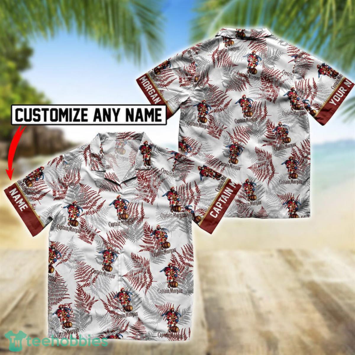Personalized Tropical Captain Morgan Hawaiian Shirt Product Photo 1