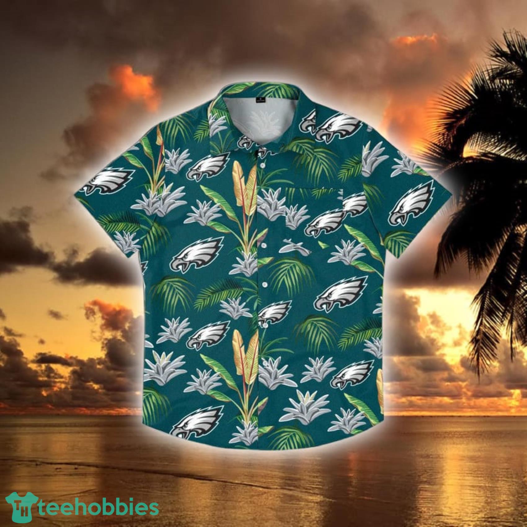 Philadelphia Eagles Victory Vacay Button Up Shirt in 2023