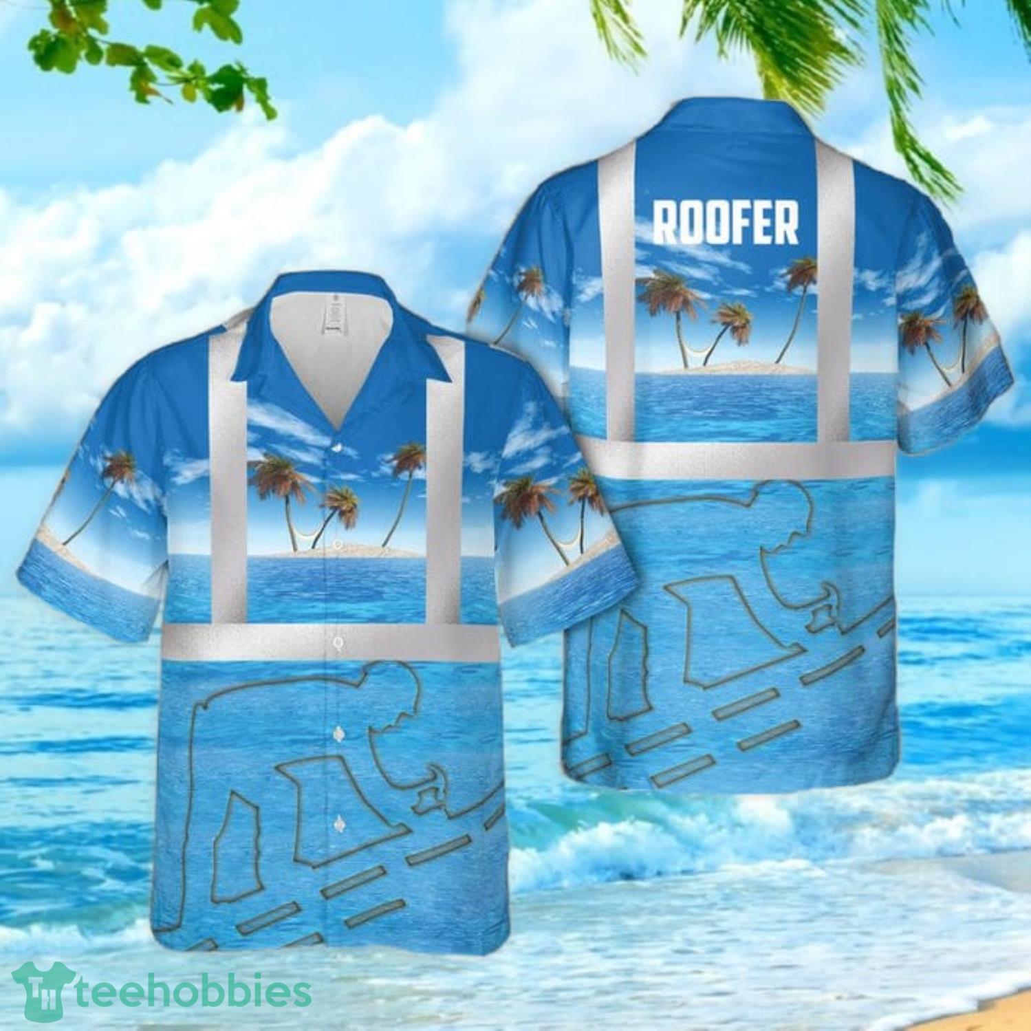 Roofer Tropical Aloha Hawaiian Shirt Summer Gift Product Photo 1