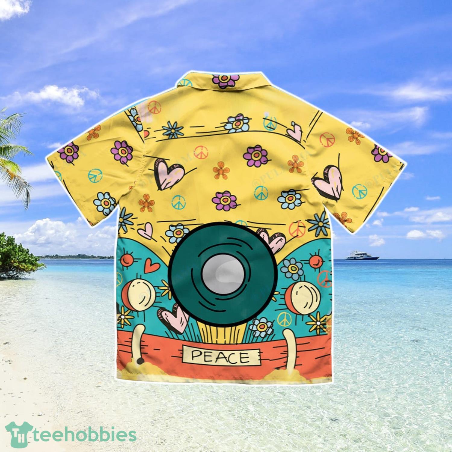 Snoopy Woodstock Peanuts Aloha Peace Hippie Hawaiian Shirt Gift For Summer  Vacation