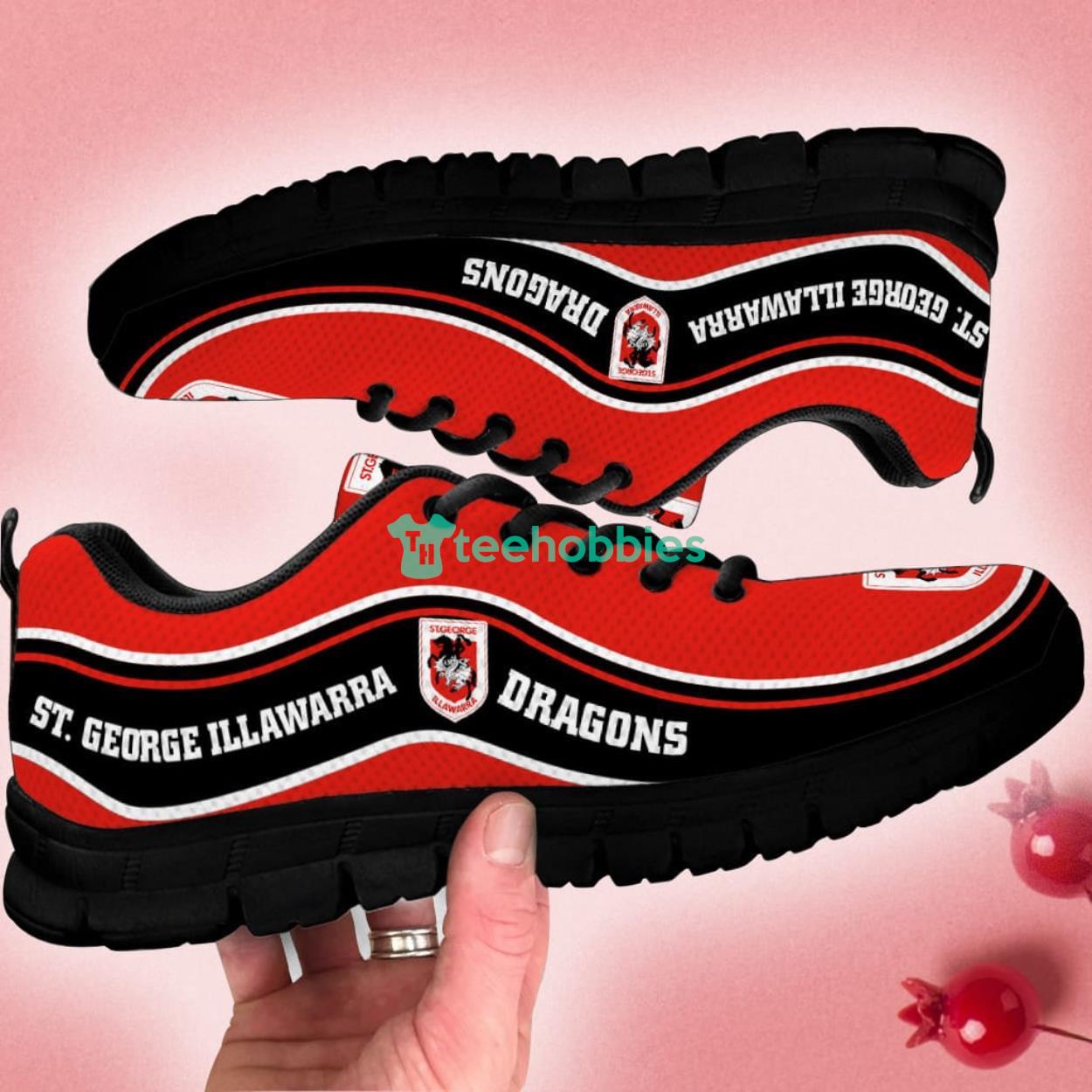 St. George Illawarra Dragons Sneakers Shoes NRL Running Shoes image St. George Illawarra Dragons Sneakers Shoes NRL Running Shoes Product Photo 2