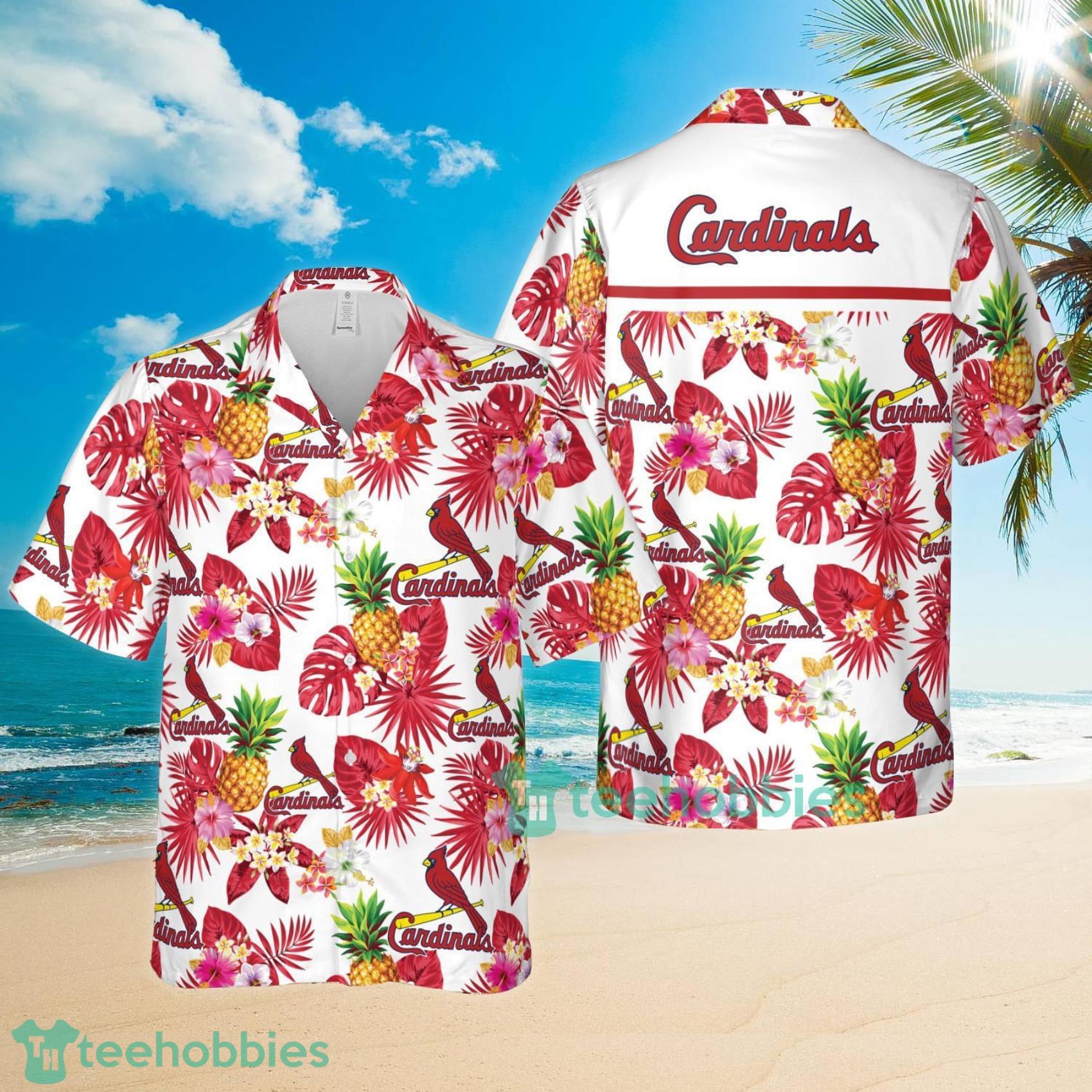 St. Louis Cardinals MLB Flower Tropical Hawaiian Shirt Summer Gift