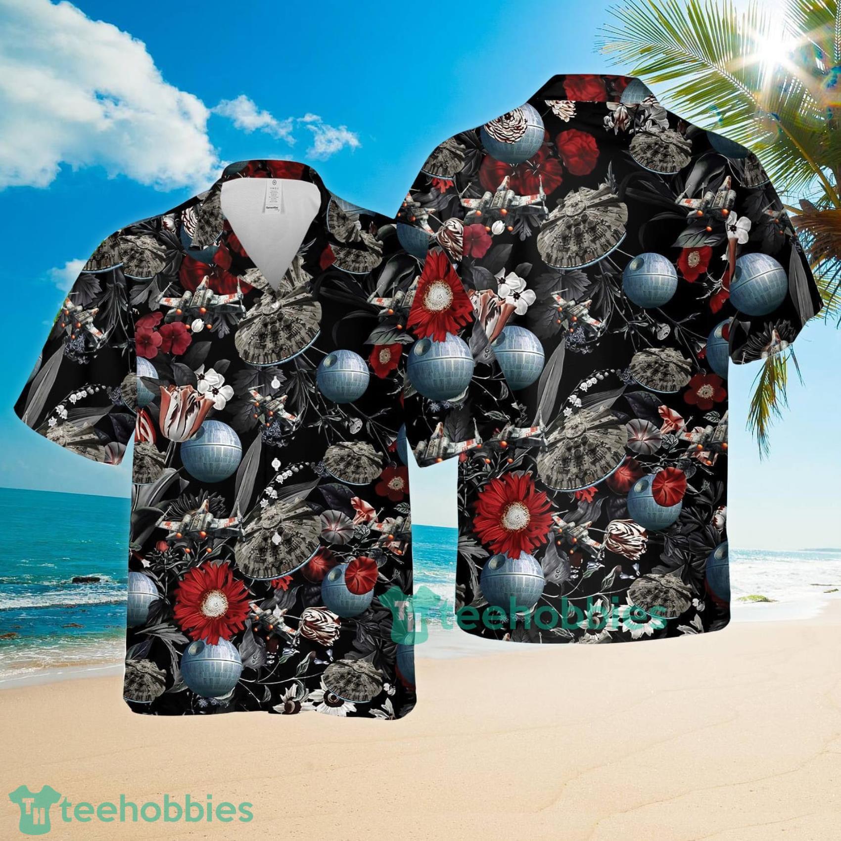 Star Wars Flower Hawaii Style Combo Hawaiian Shirt And Shorts Product Photo 1