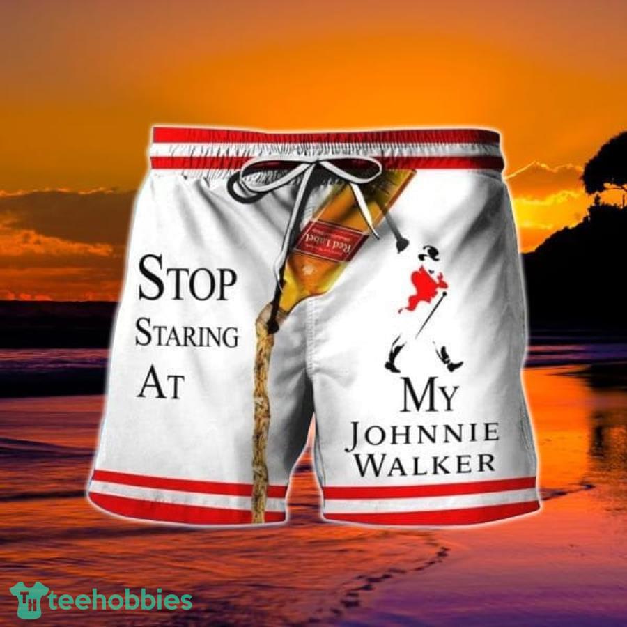 Stop Staring At My Johnnie Walker Hawaii Shorts Product Photo 1