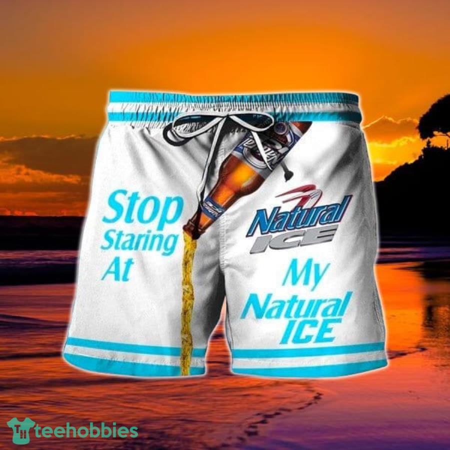 Stop Staring At My Natural Ice Hawaii Shorts Product Photo 1