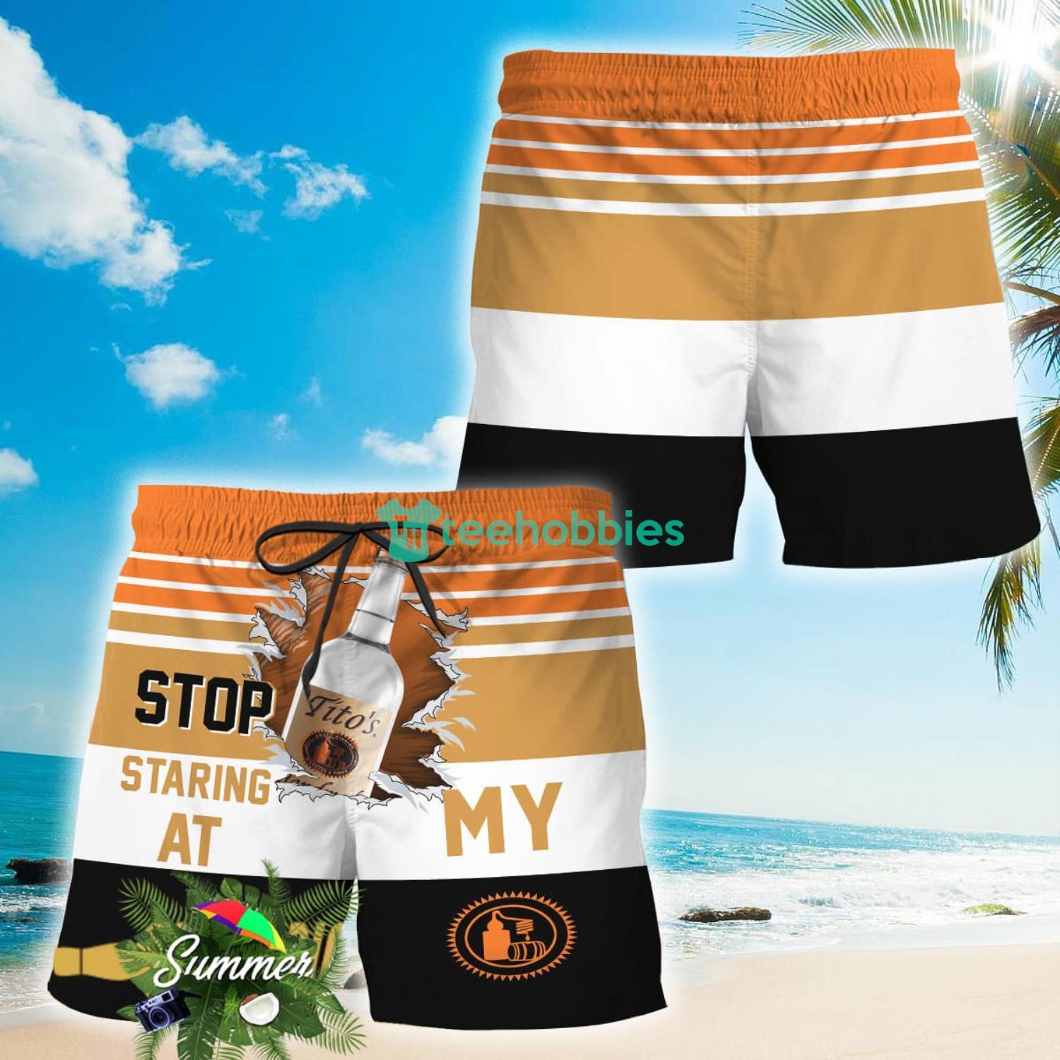 Stop Staring At My Tito's Lover Hawaiian Shorts Gift For Summer Vacation image Stop Staring At My Tito's Lover Hawaiian Shorts Gift For Summer Vacation Product Photo 1