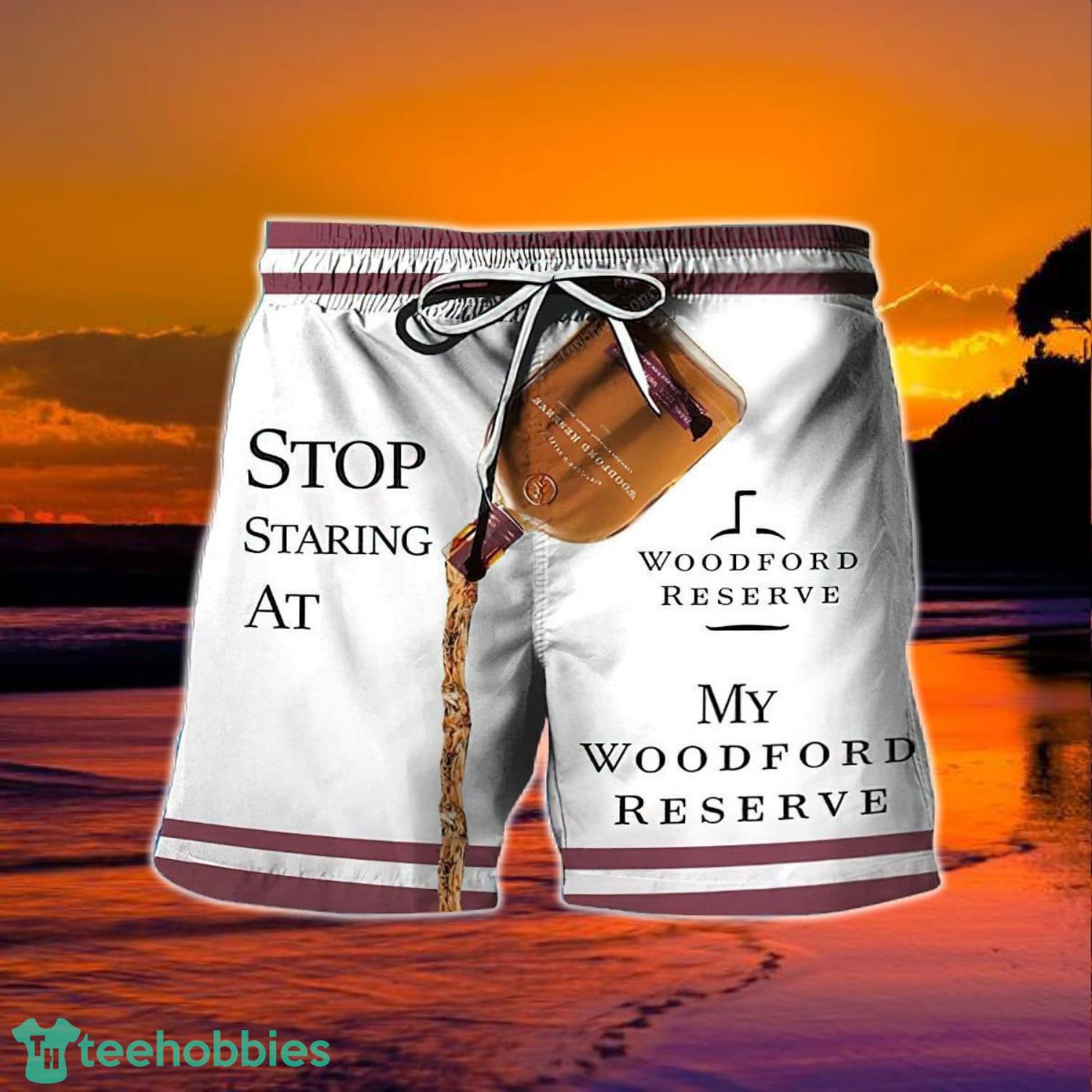 Stop Staring At My Woodford Reserve Hawaii Shorts Product Photo 1