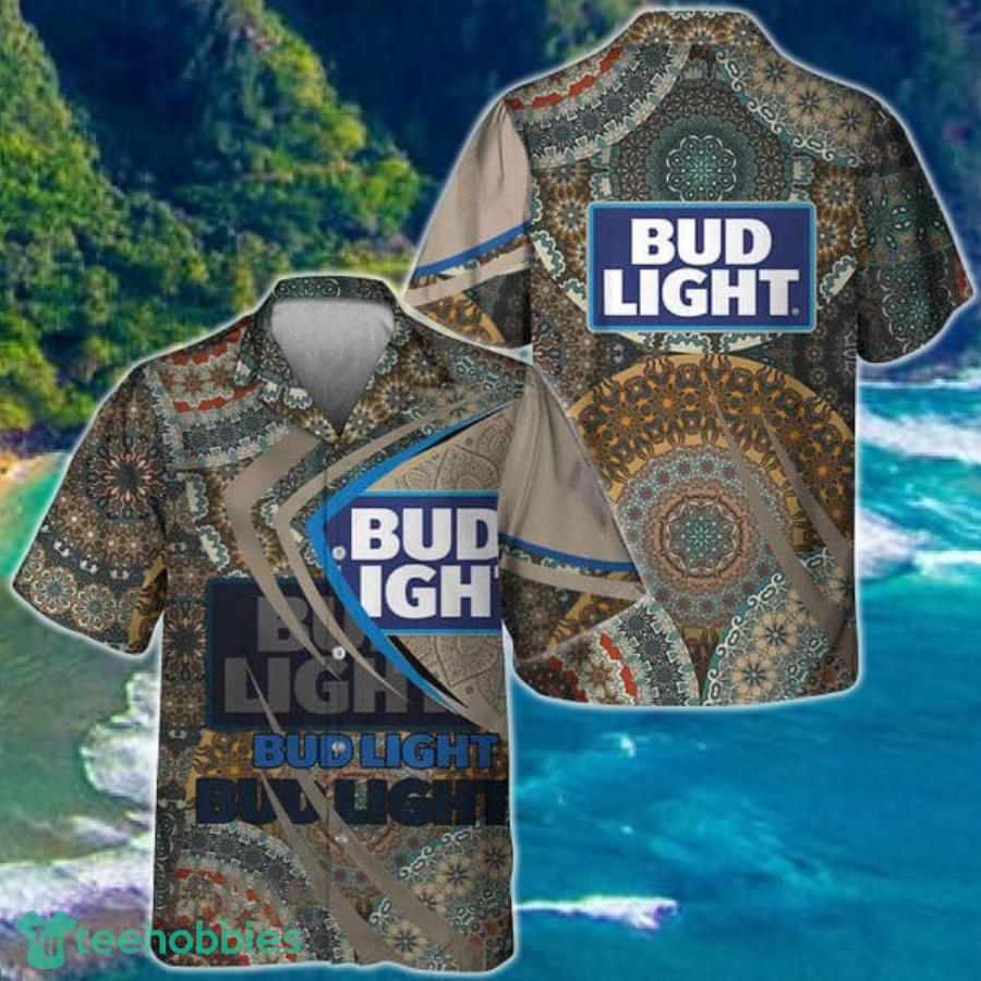 Summer Boho Mandala Bud Light Hawaiian Shirt For Men And Women Product Photo 1