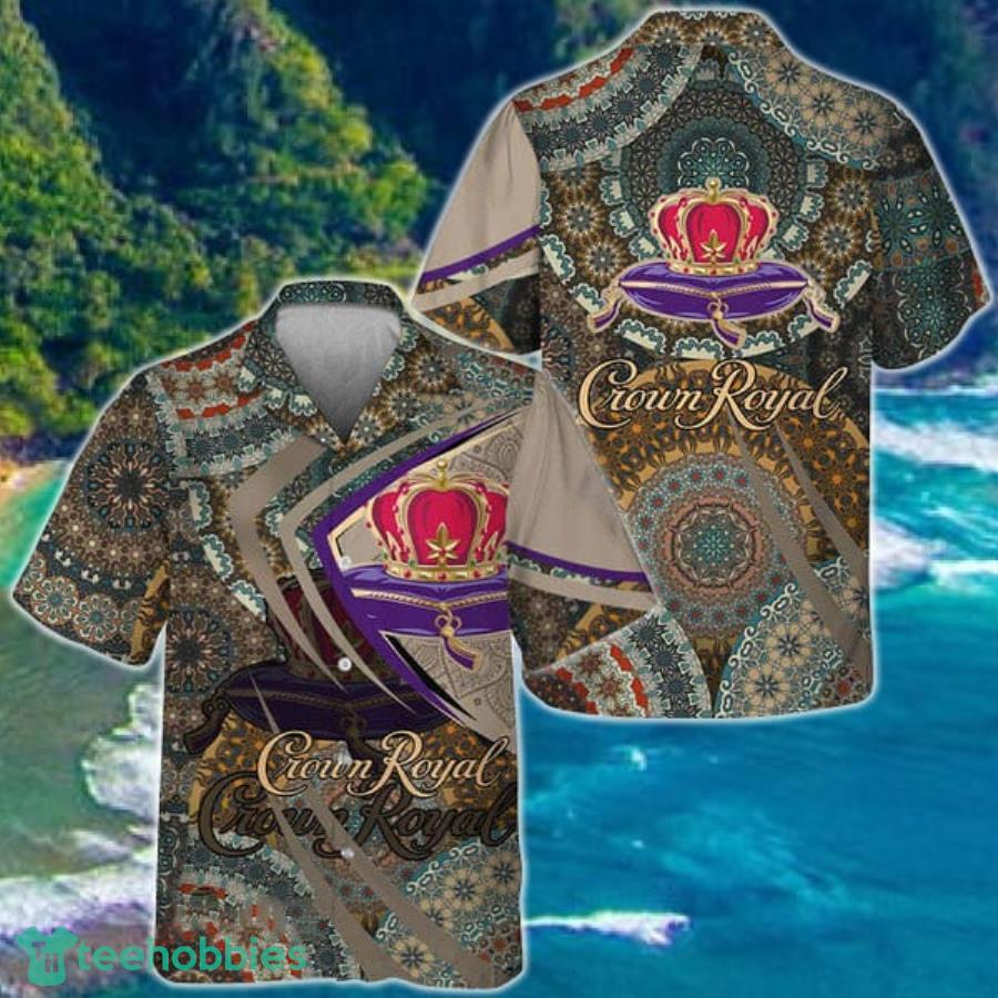 Summer Boho Mandala Crown Royal Hawaiian Shirt For Men And Women Product Photo 1