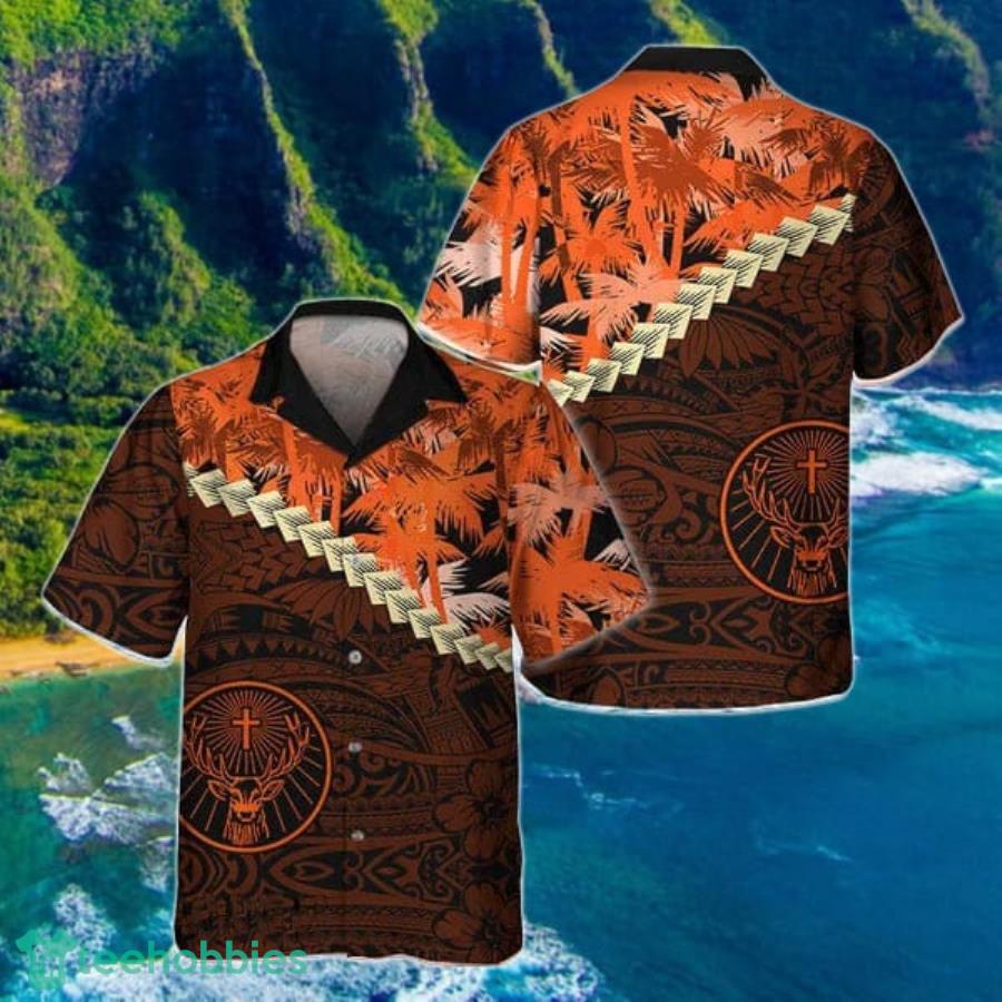 Summer Palm Tree Blend Polynesian Jagermeister Hawaiian Shirt Product Photo 1 Summer Palm Tree Blend Polynesian Jagermeister Hawaiian Shirt Product Photo 1