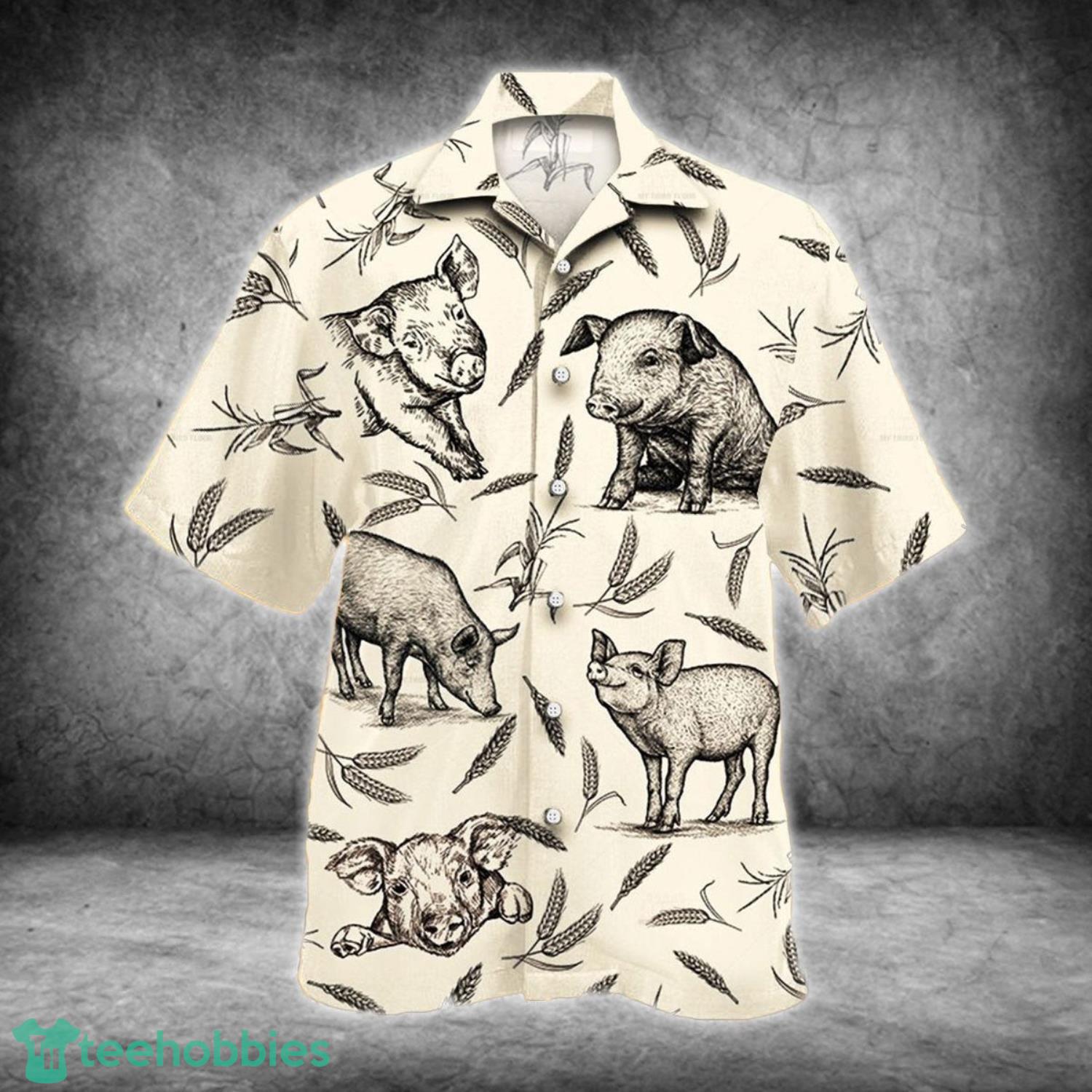 Summer Pig Hawaiian Shirt, Pig Farm Lovers Product Photo 1 Summer Pig Hawaiian Shirt, Pig Farm Lovers Product Photo 1