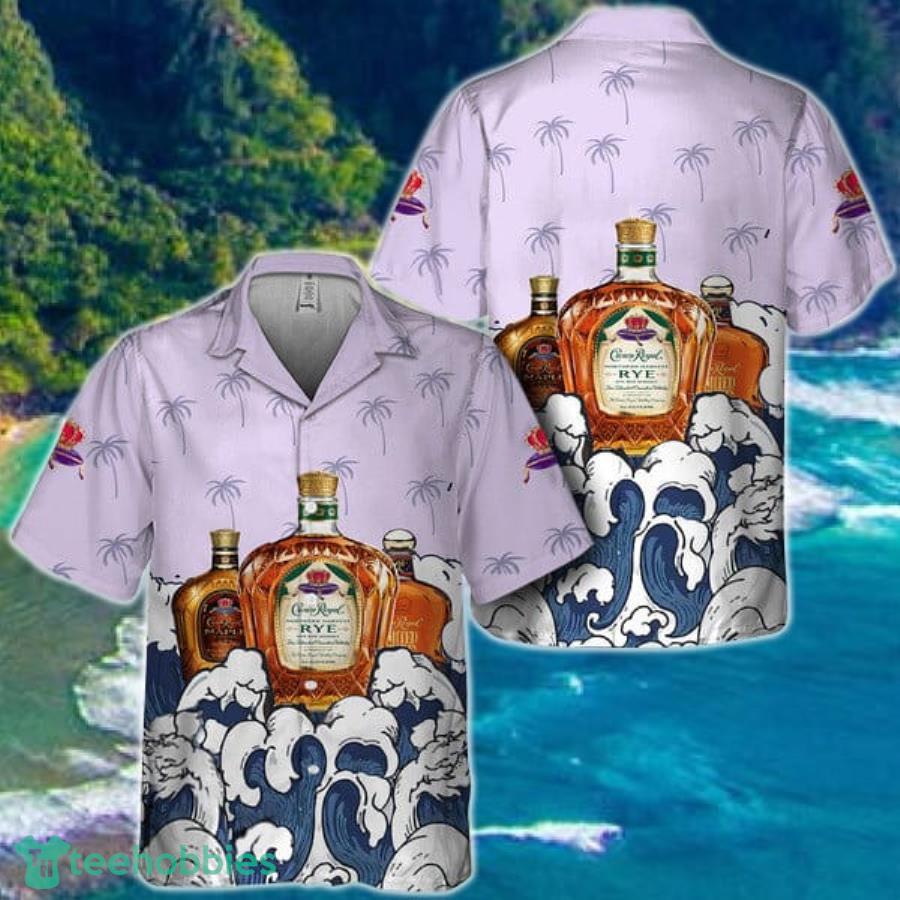 Summer Waves Crown Royal Hawaiian Shirt For Men And Women Product Photo 1