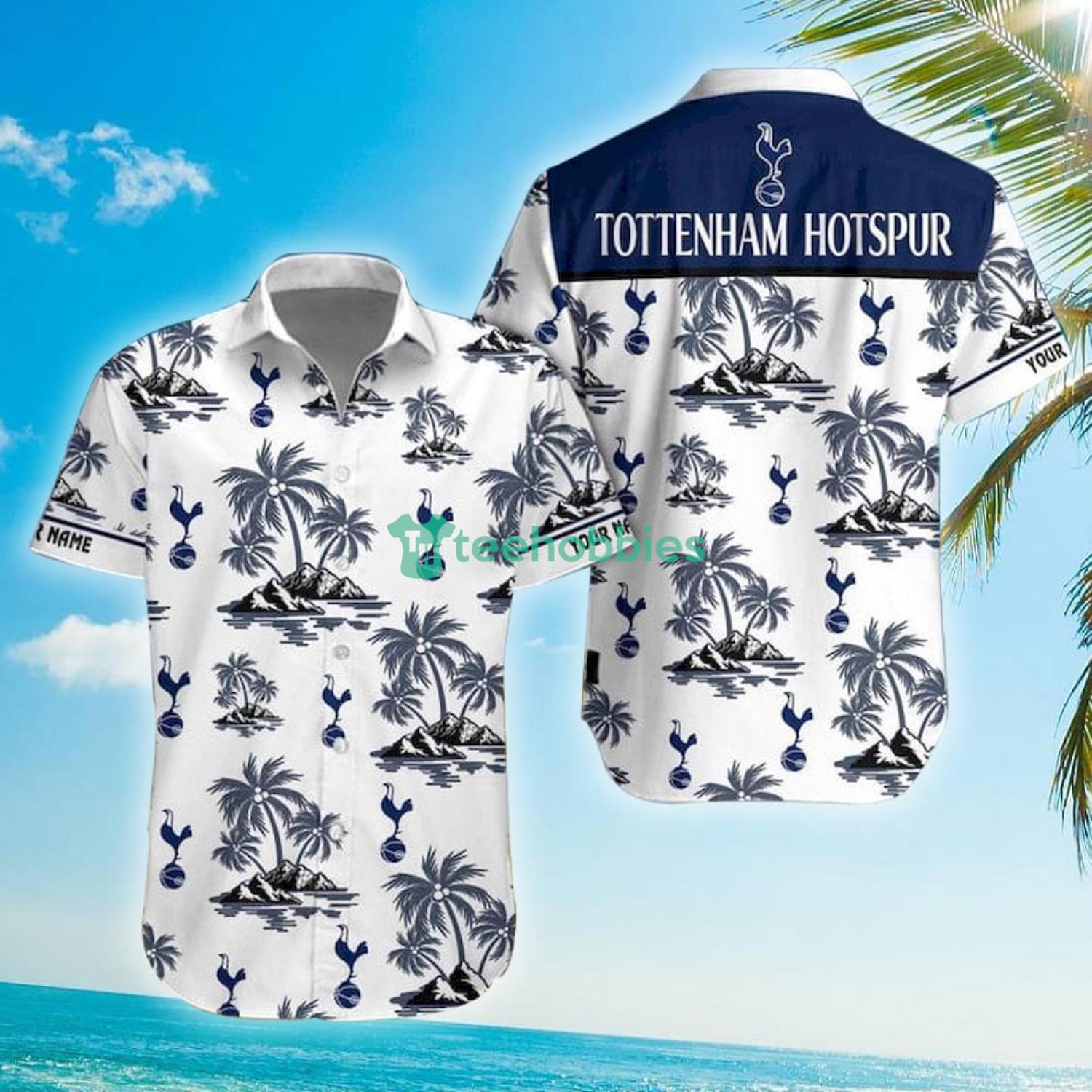 Tottenham Hotspur FC Custom Name Island Vintage Hawaiian Shirt