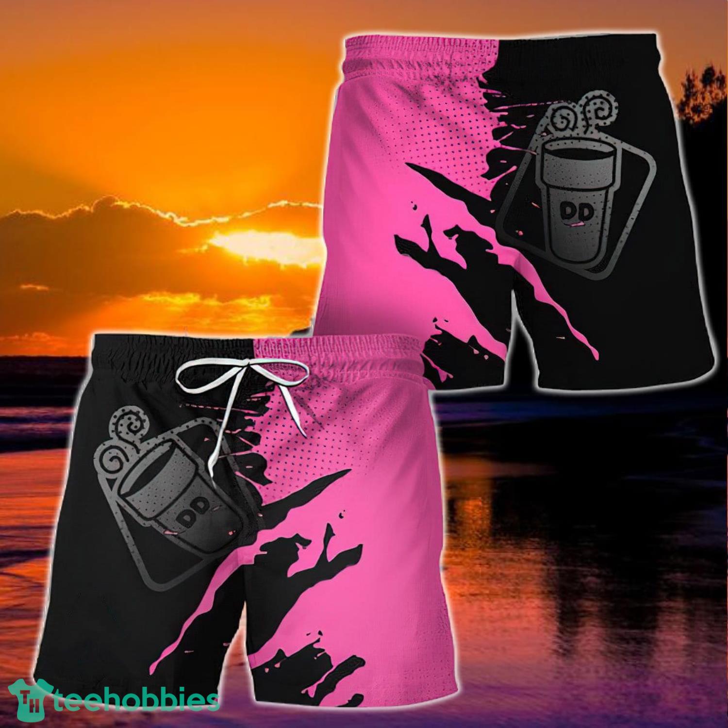 Unisex Esport Dunkin' Dunuts Hawaiian Shorts Product Photo 1