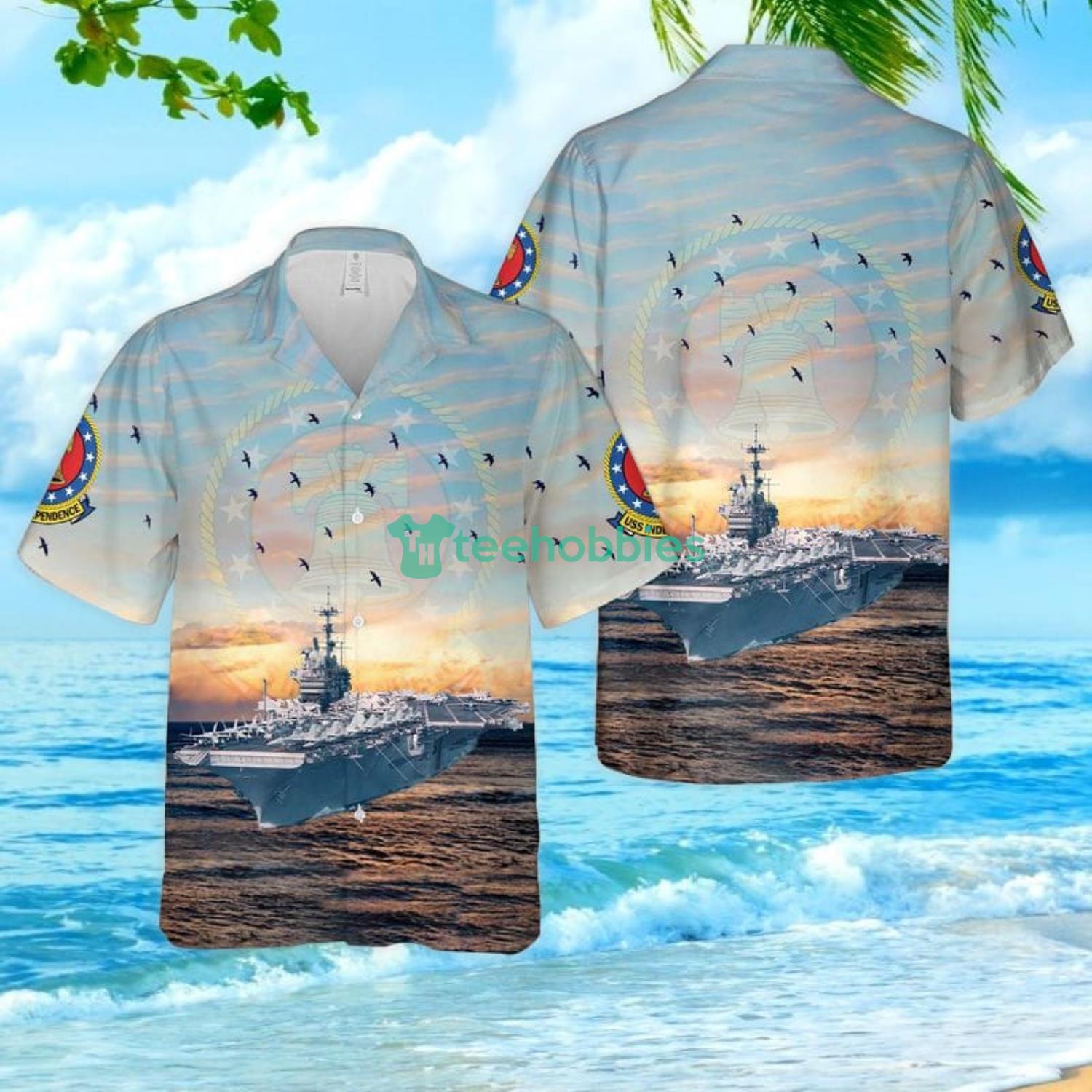Los Angeles Dodgers Vintage Sea Island Pattern Hawaiian Shirt