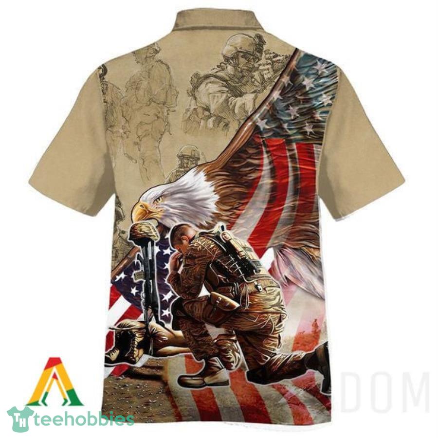 USA Eagle Military Veteran Hawaii Shirt Product Photo 2
