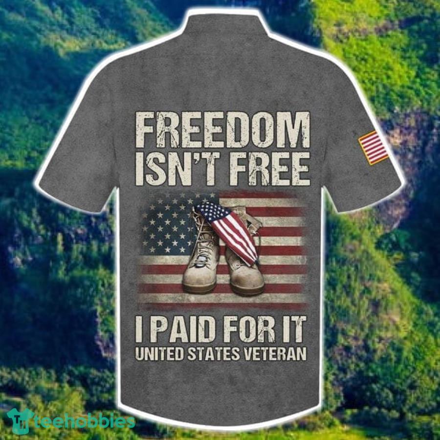 USA Flag Stand For The Flag Kneel For The Fallen Veteran Hawaii Shirt Product Photo 1