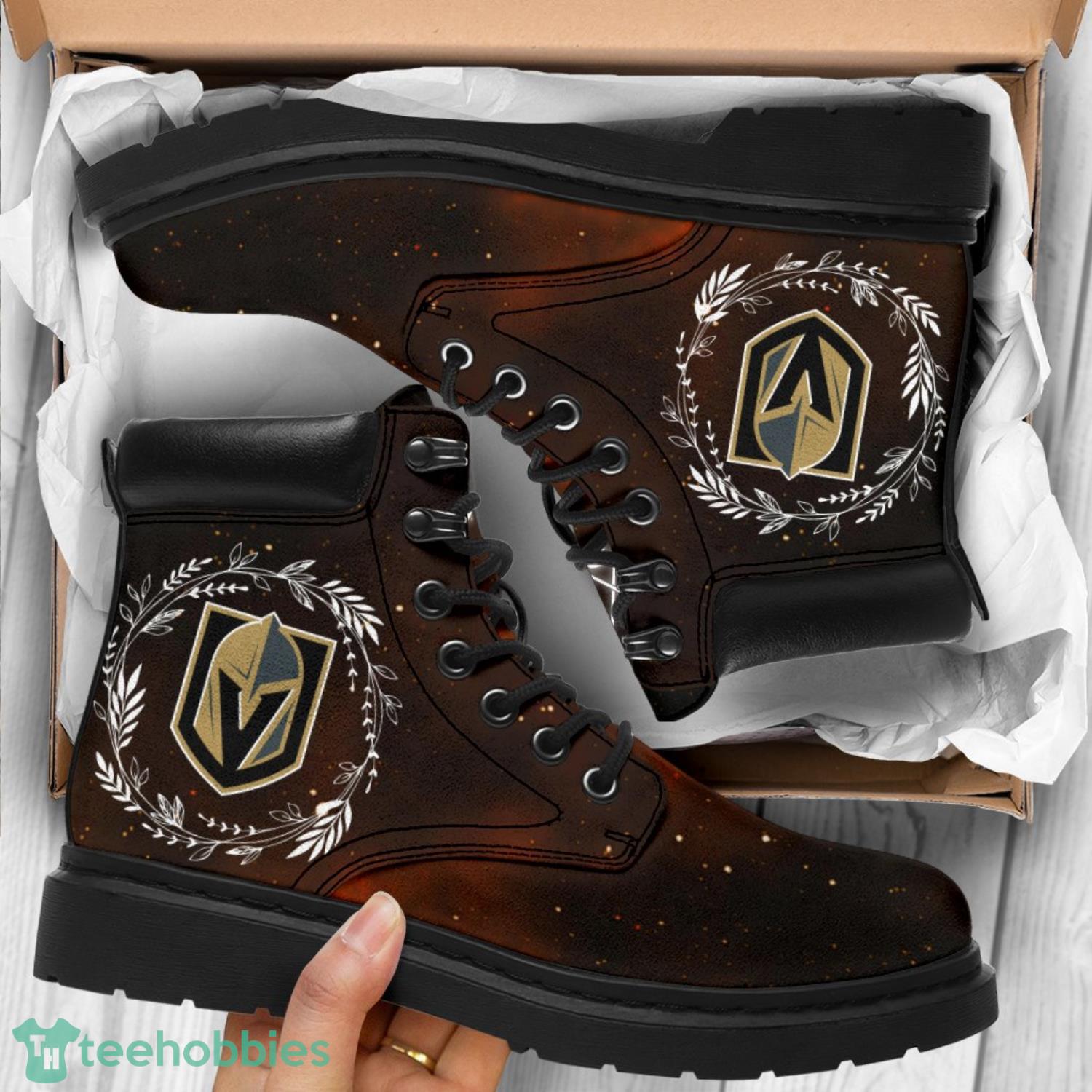 Vegas Golden Knights Boots Gift For Men And Women image Vegas Golden Knights Boots Gift For Men And Women Product Photo 2