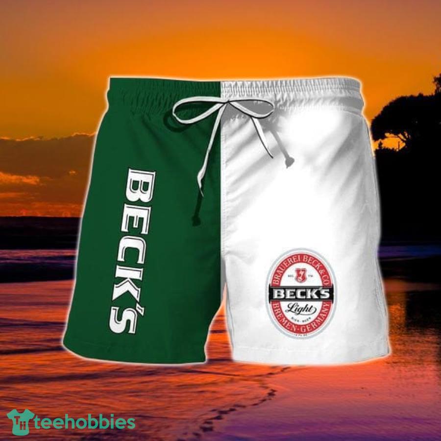 Vintage Beck's Beer Hawaiian Shorts Product Photo 1