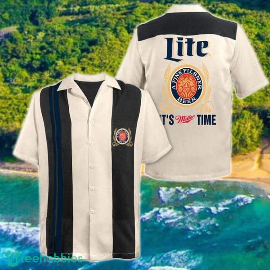 Vintage Beige Miller Lite Hawaii Shirt Product Photo 1