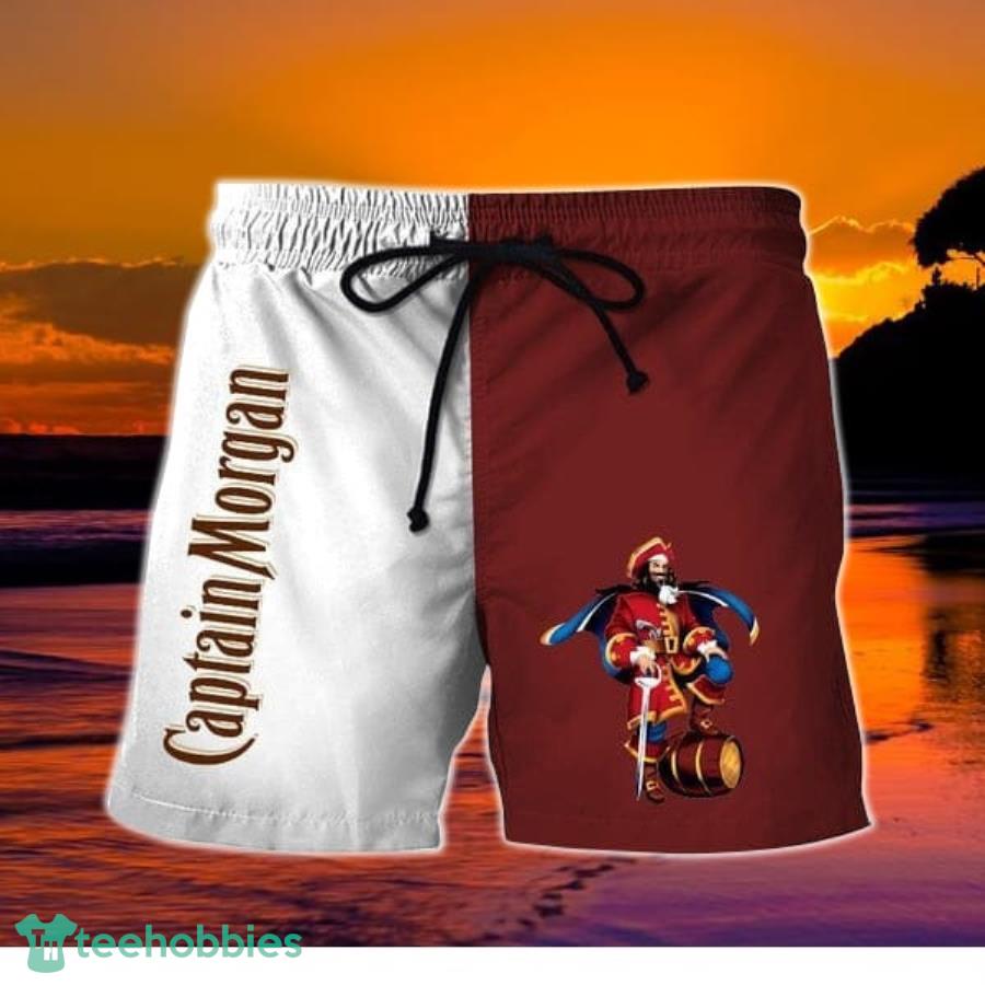 Vintage Captain Morgan Hawaiian Shorts Product Photo 1