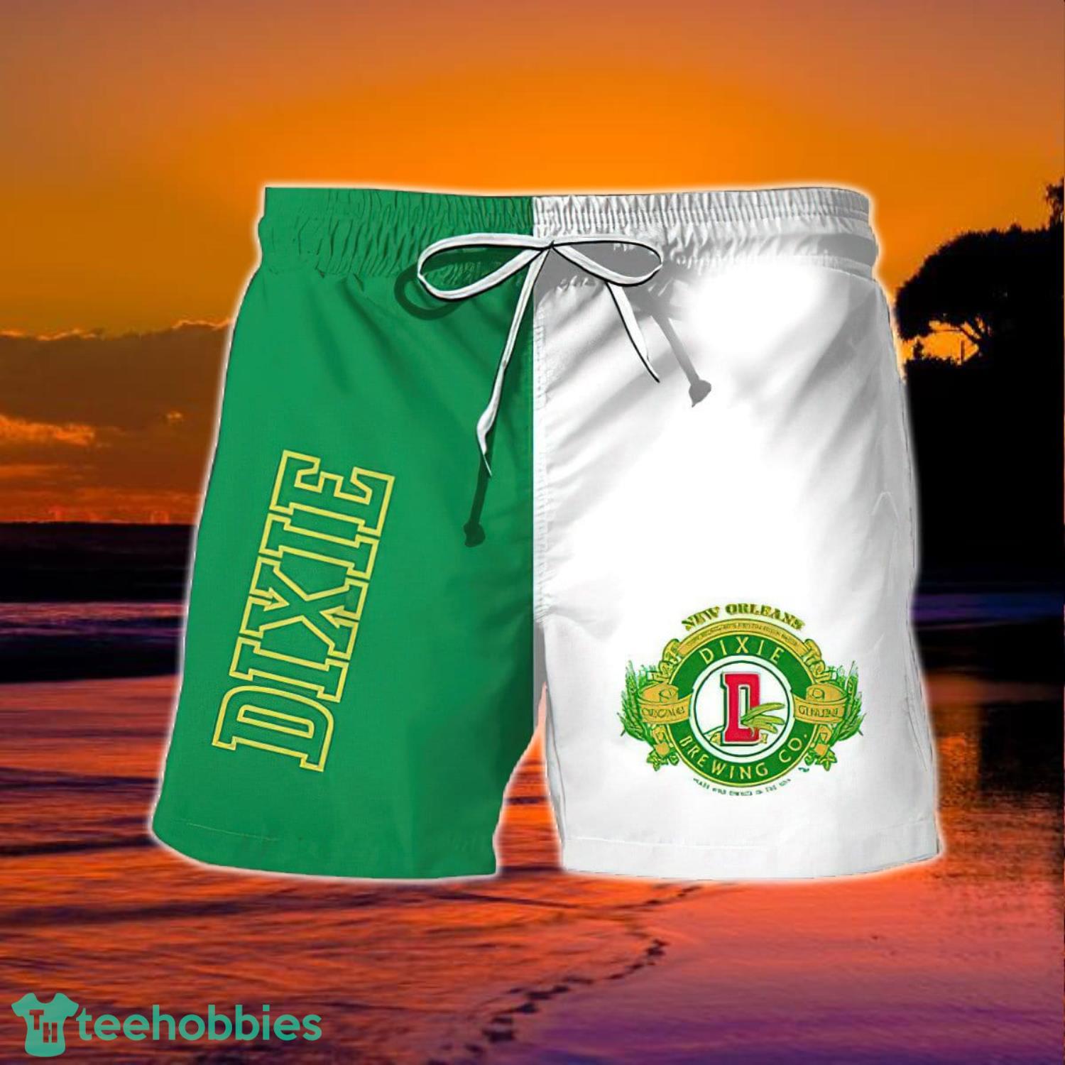 Vintage Dixie Beer Hawaiian Shorts Product Photo 1
