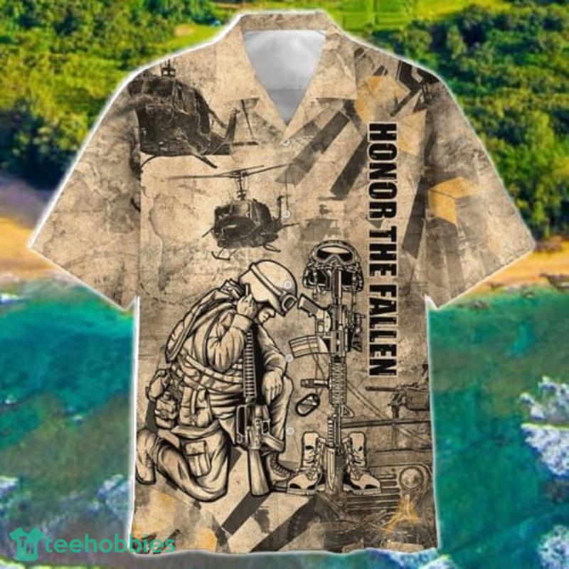 Vintage Honor The Fallen Veteran Hawaii Shirt Product Photo 1