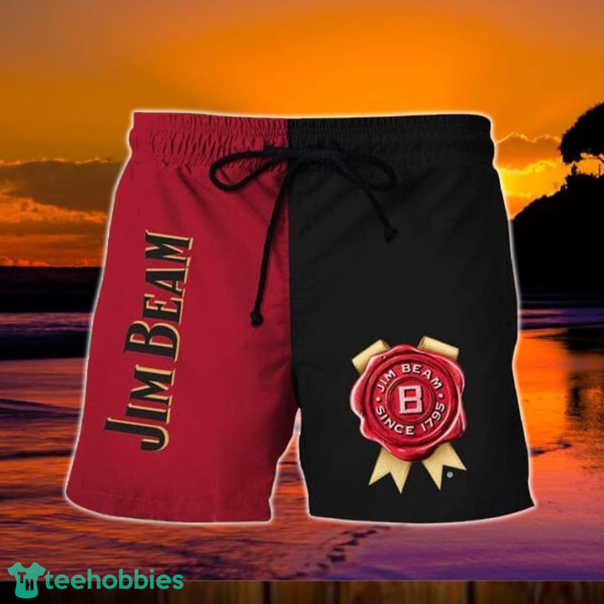 Vintage Jim Beam Hawaiian Shorts Product Photo 1