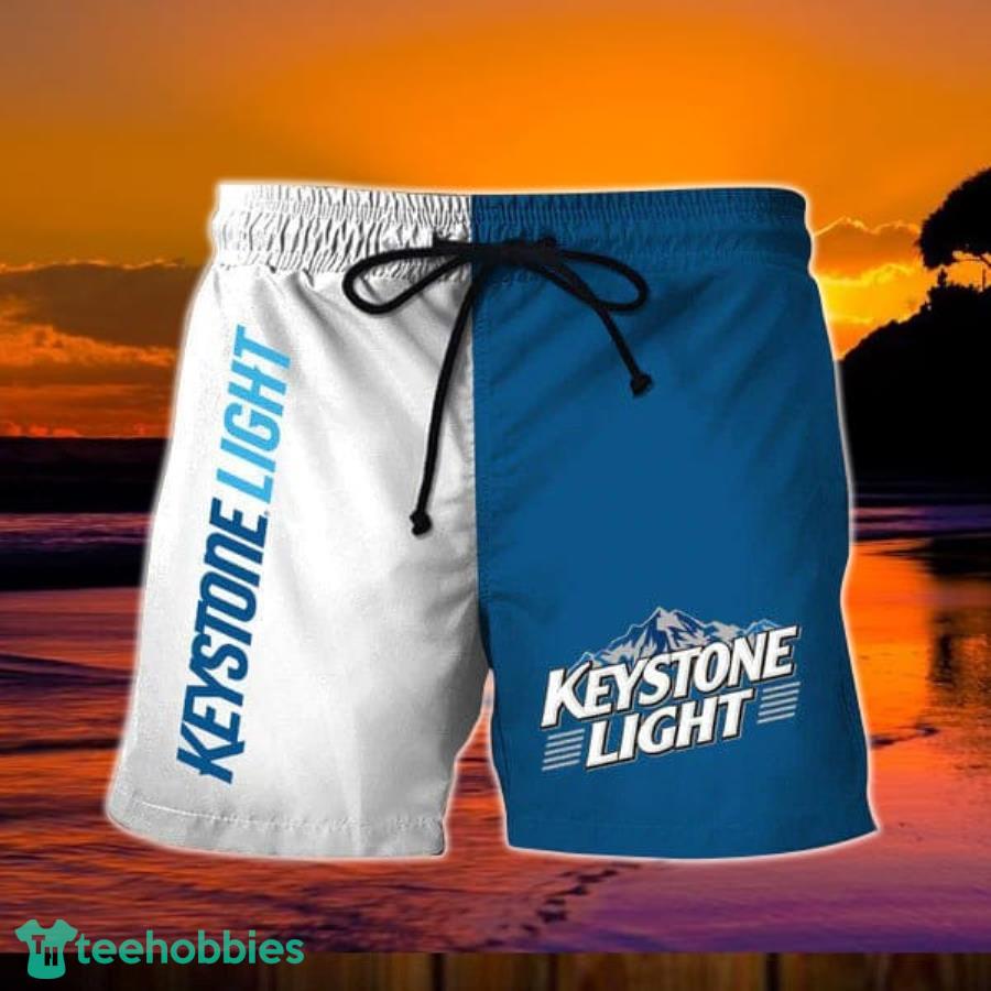 Vintage Keystone Light Hawaiian Shorts Product Photo 1