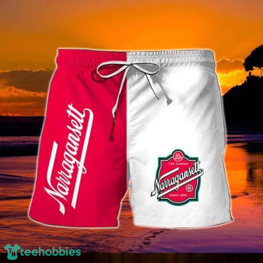 Vintage Narragansett Beer Hawaiian Shorts Product Photo 1