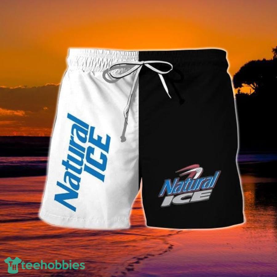 Vintage Natural Ice Beer Hawaiian Shorts Product Photo 1