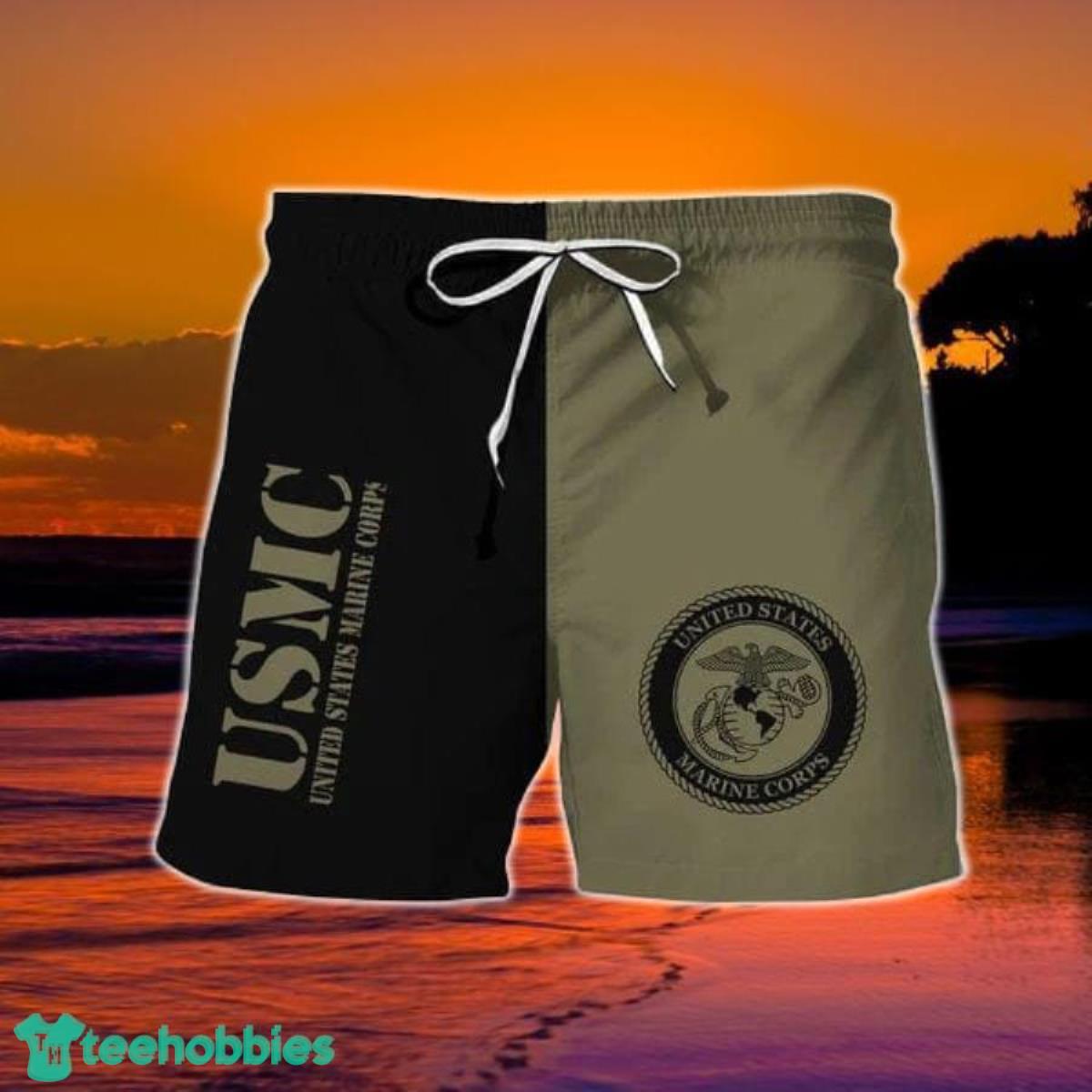 Vintage US Marine Corps Hawaiian Shorts Product Photo 1
