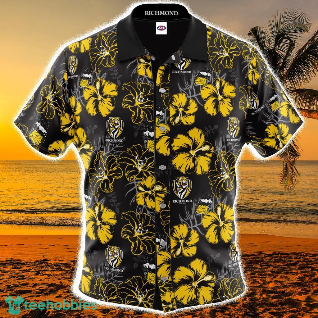 AFL Richmond Tigers Tropical Hawaiian Shirt - AFL Richmond Tigers Tropical Hawaiian Shirt AFL Richmond Tigers Tropical Hawaiian Shirt - AFL Richmond Tigers Tropical Hawaiian Shirt