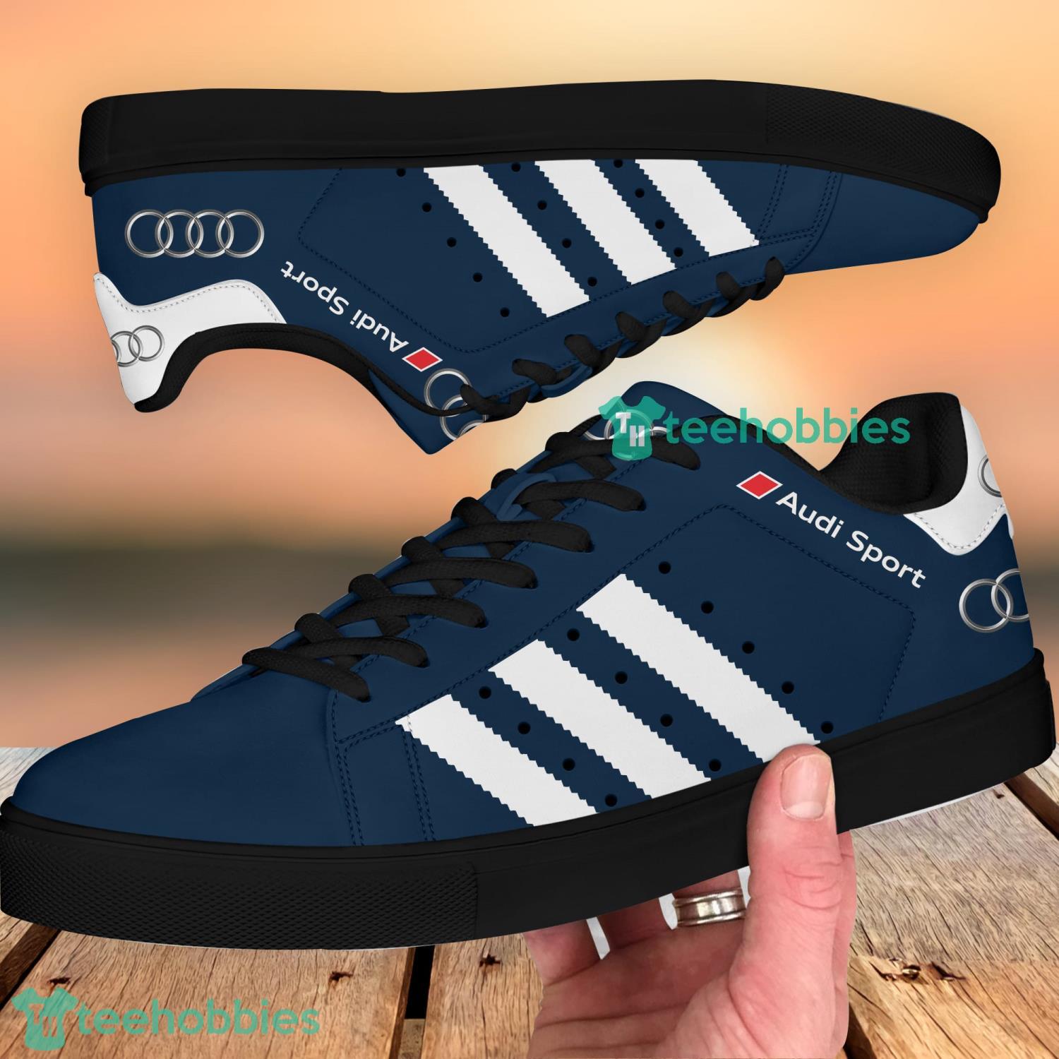 Audi Sport Stan Smith Low Top Skate Shoes Sneakers For Men And Women Ver 11 Product Photo 4