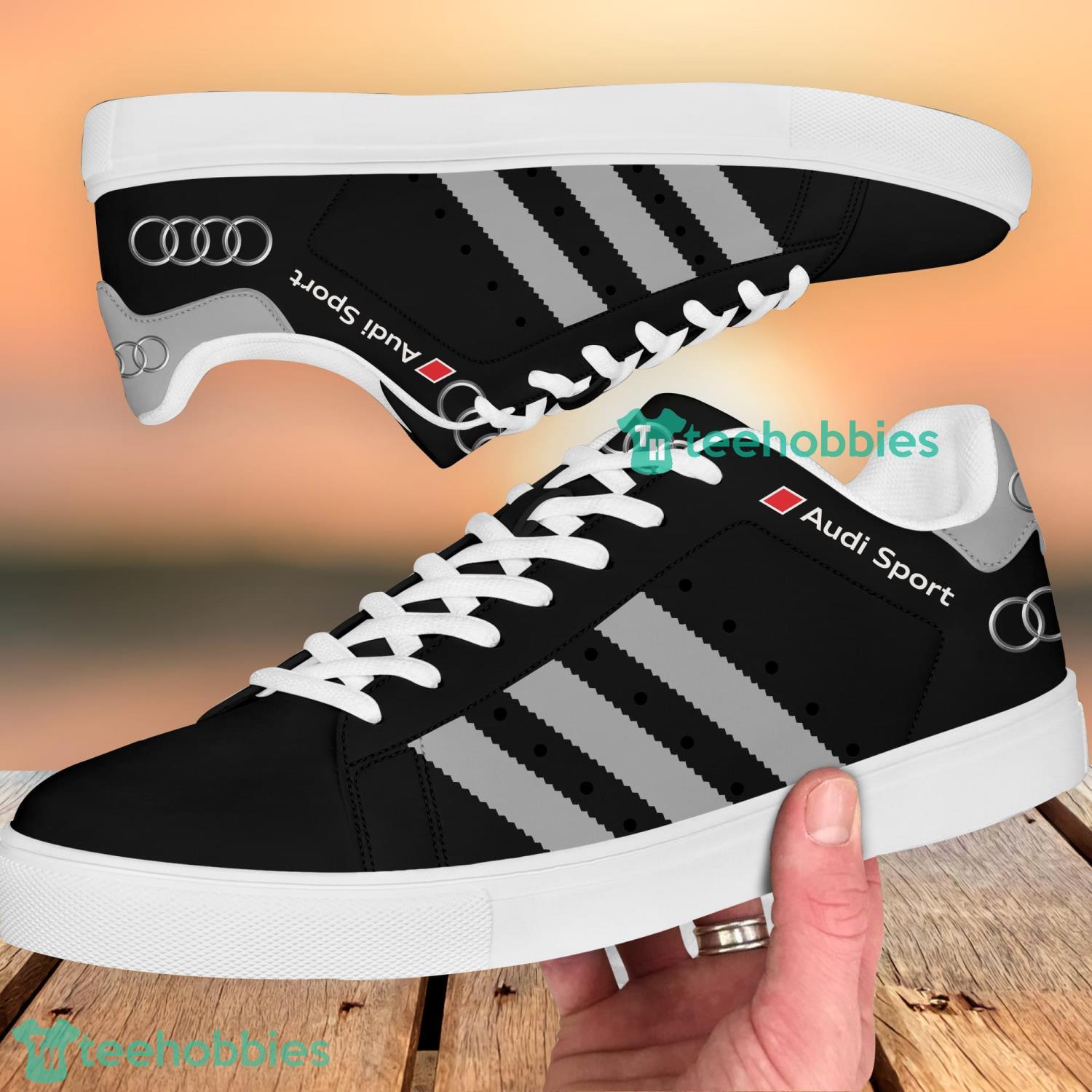 Audi Sport Car 958 Gifts Lover AOP Low Top Skate Shoes For Men And