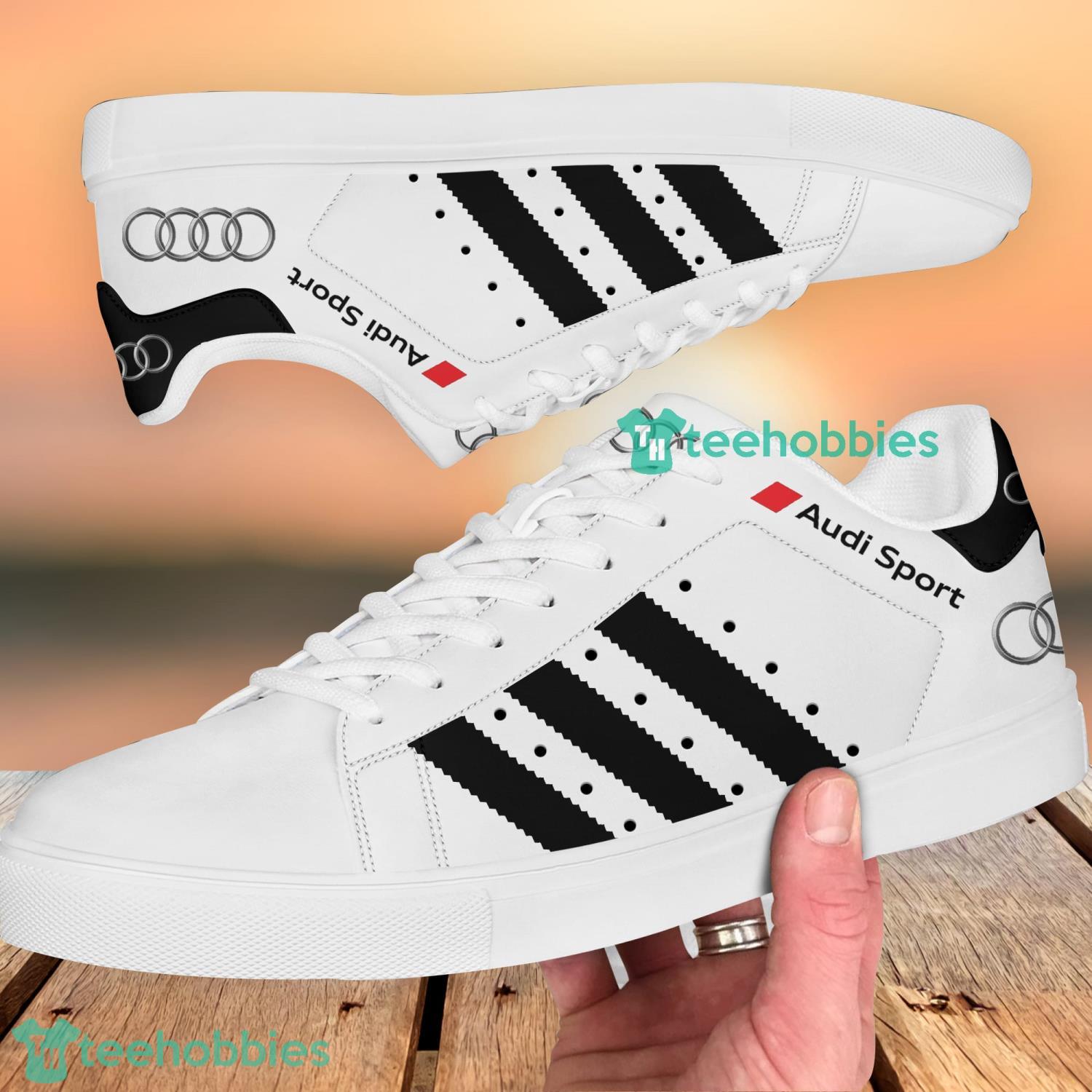 Audi Sport Stan Smith Low Top Skate Shoes Sneakers For Men And Women Ver 6 Product Photo 3