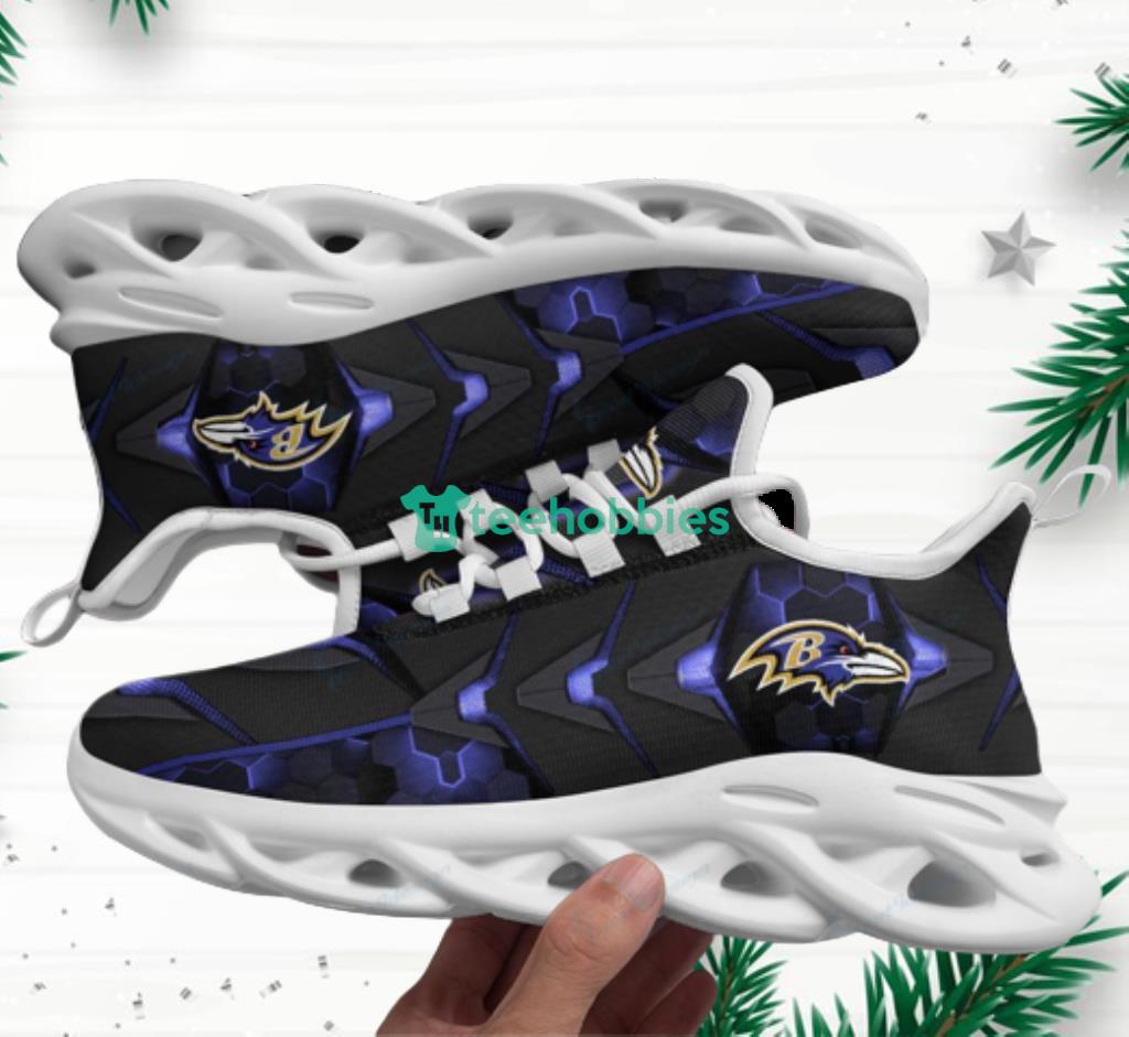 Baltimore Ravens Running Sneakers Max Soul Shoes Gift For Fans - Baltimore Ravens Running Sneakers Max Soul Shoes Gift For Fans