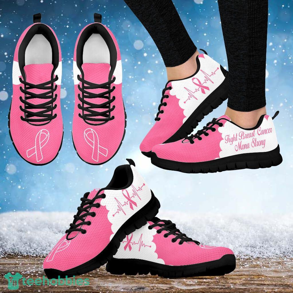 Breast Cancer Shoes Fight Mona Strong Sneaker Walking Shoes - Best Shoes For Men And Women - Cancer Awareness Shoes - 280523-114712 Breast Cancer Shoes Fight Mona Strong Sneaker Walking Shoes - Best Shoes For Men And Women - Cancer Awareness Shoes - 280523-114712