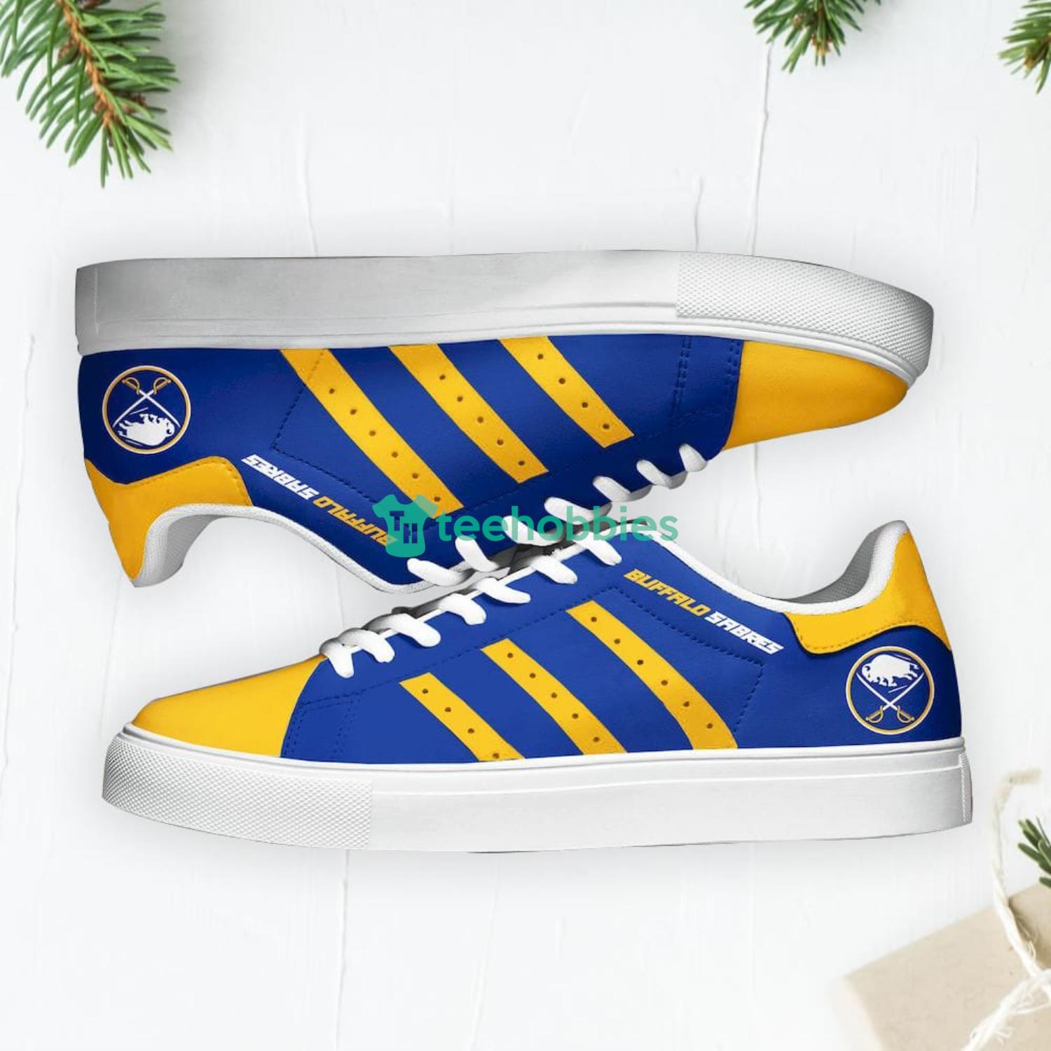 Buffalo Sabres Stan Smith Low Top Skate Shoes Sneakers For Fans Product Photo 2