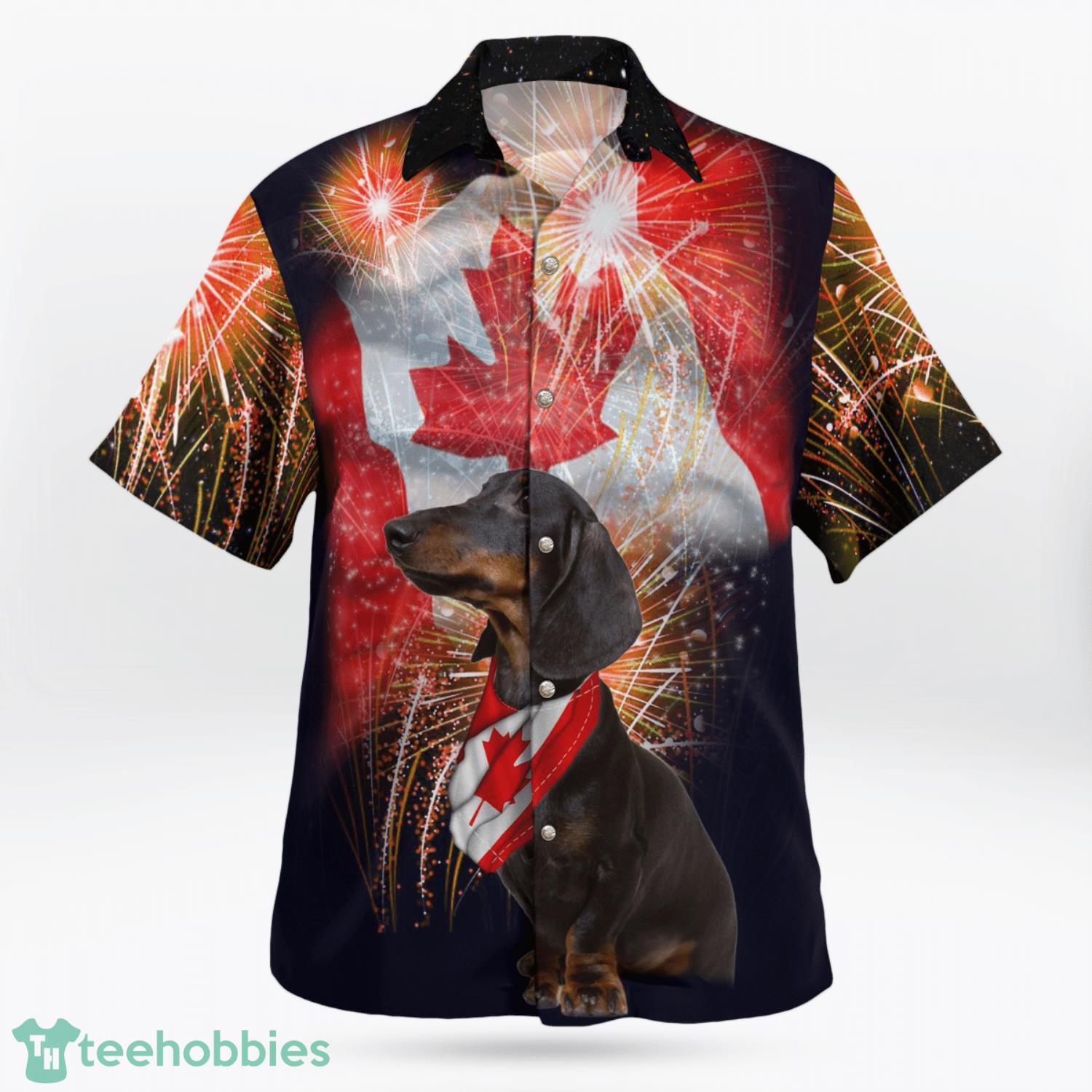 Canada Day Dachshund Flag Aloha Hawaiian Shirt Gift For Summer Vacation Product Photo 2 Canada Day Dachshund Flag Aloha Hawaiian Shirt Gift For Summer Vacation Product Photo 2