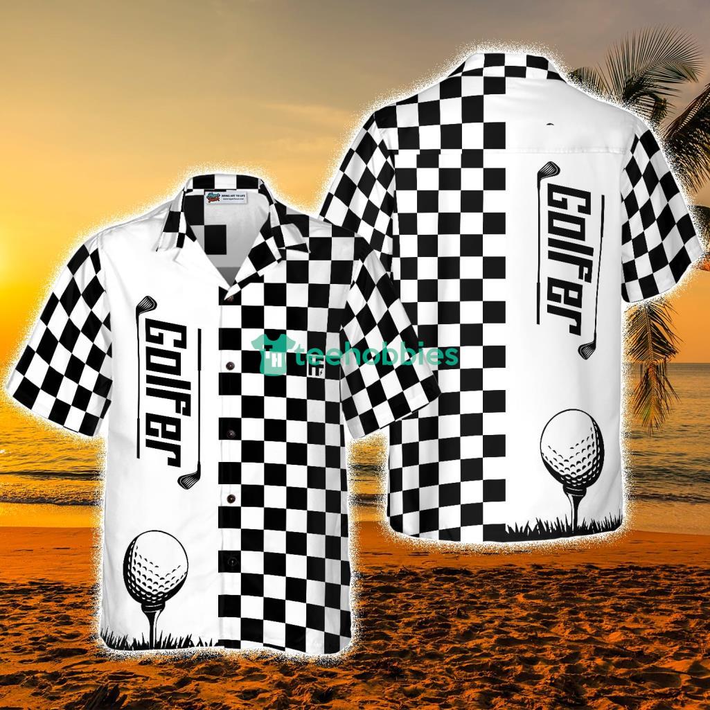Checkerboard Style Golfer Hawaiian Shirt - Checkerboard Style Golfer Hawaiian Shirt Checkerboard Style Golfer Hawaiian Shirt - Checkerboard Style Golfer Hawaiian Shirt