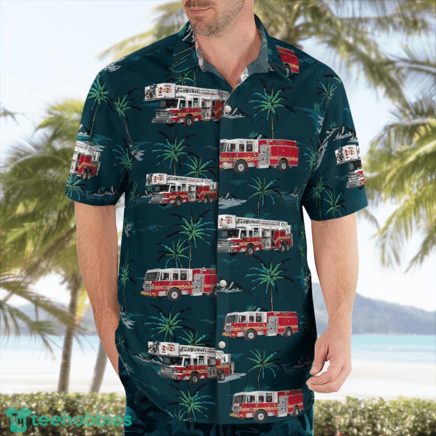 City of Lynchburg Virginia Lynchburg Fire Department Beach Lover Aloha Summer Gift Hawaiian Shirt image City of Lynchburg Virginia Lynchburg Fire Department Beach Lover Aloha Summer Gift Hawaiian Shirt Product Photo 3